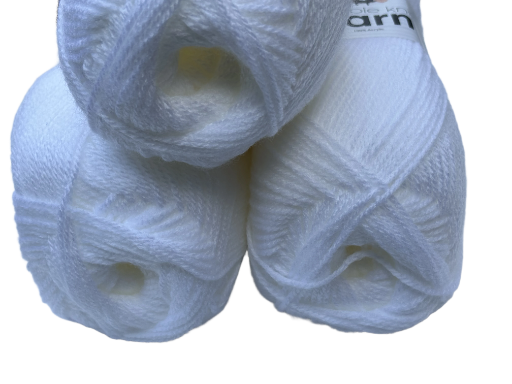 White - Korbond DK Yarn 100g 