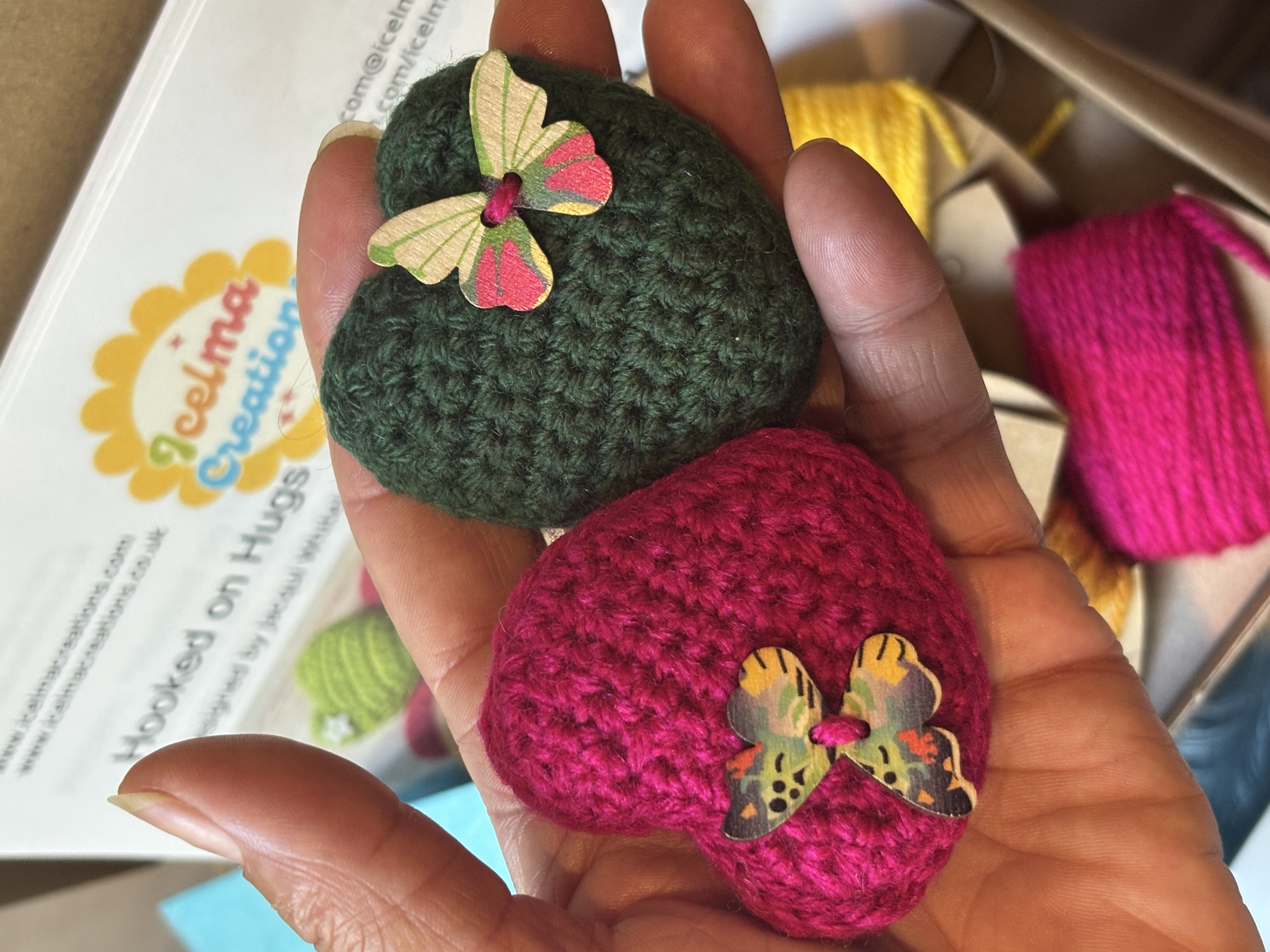 DIY Crochet Heart Kit - Hooked on Hugs