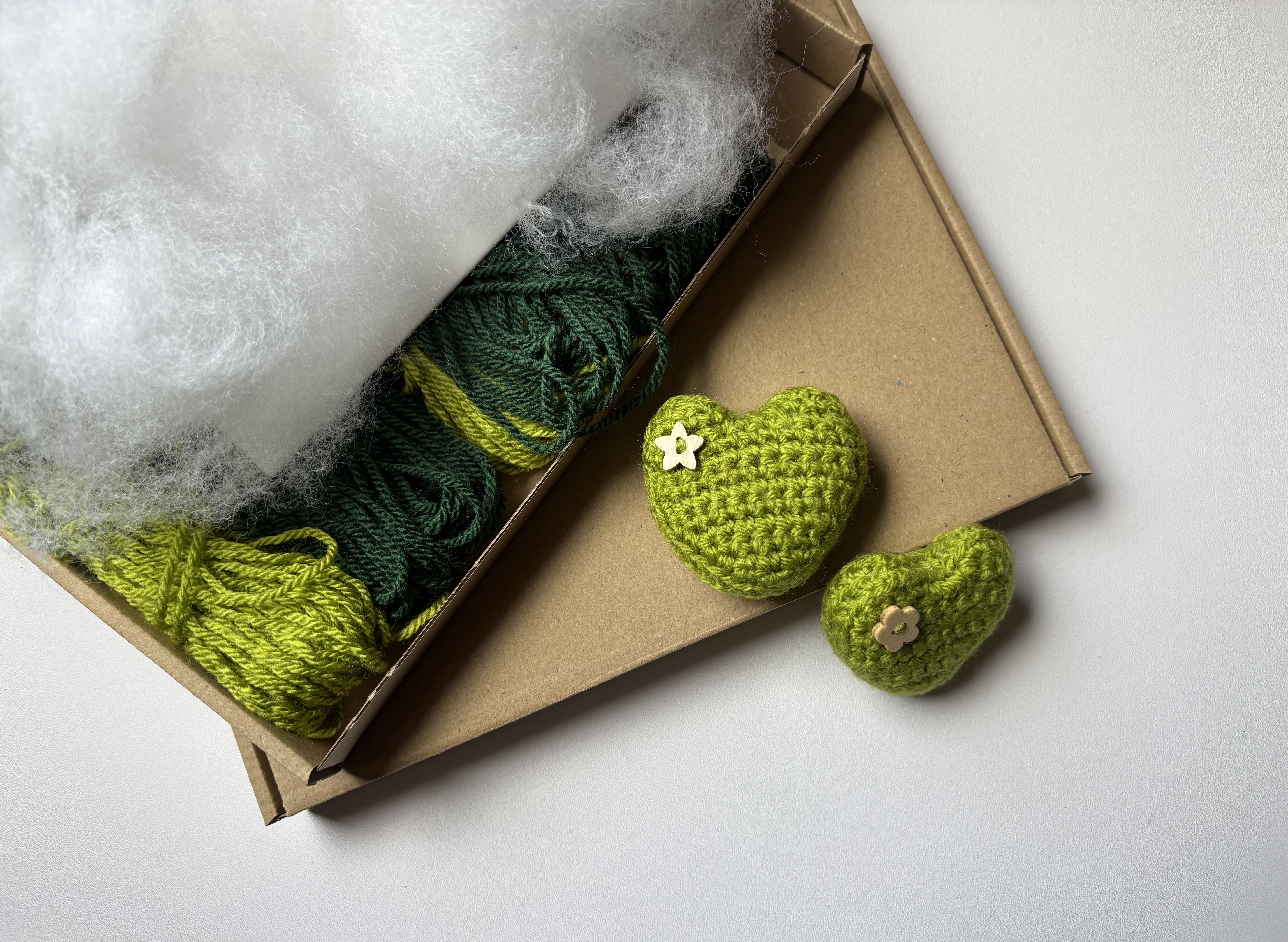 DIY Crochet Heart Kit - Hooked on Hugs