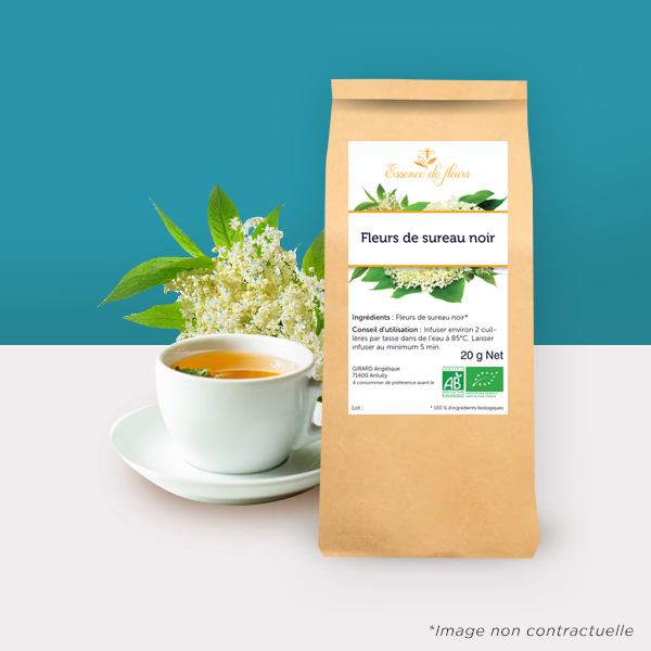 Tisane fleurs de sureau noir bio