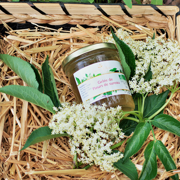 Gelée bio de fleurs de sureau - 200 g