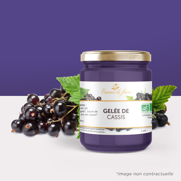 Gelée bio de cassis  - 200 g