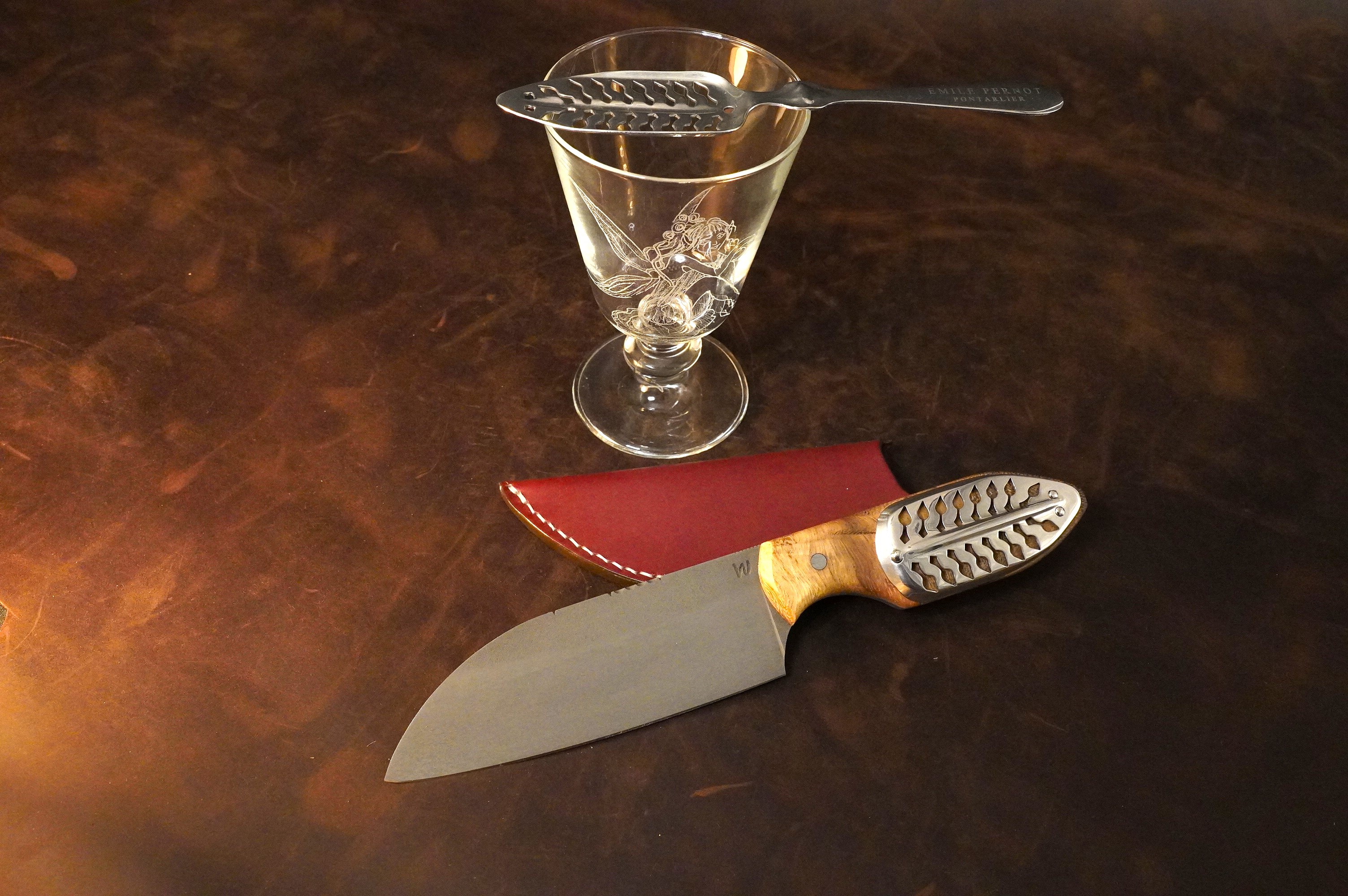 couteau de cuisine série Absinthe