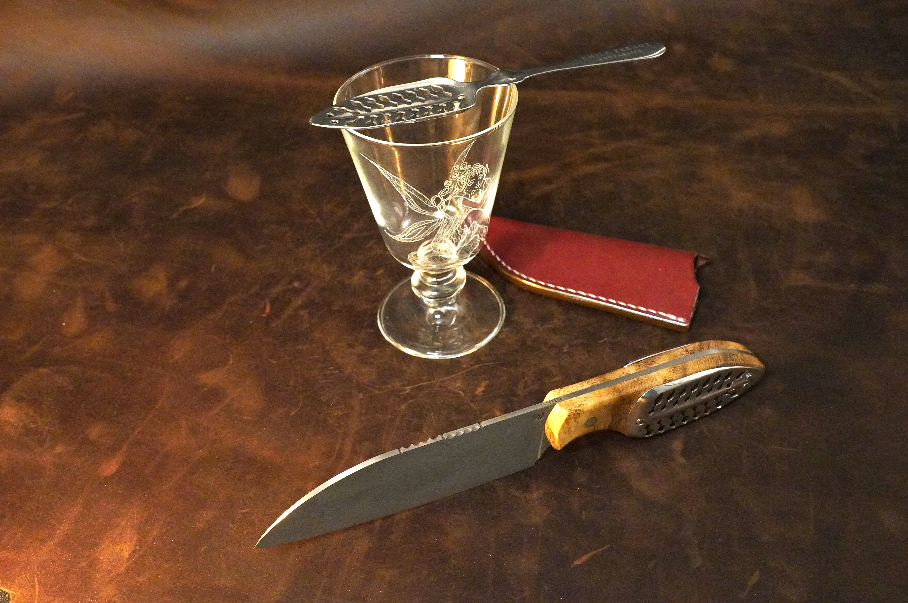 couteau de cuisine série Absinthe