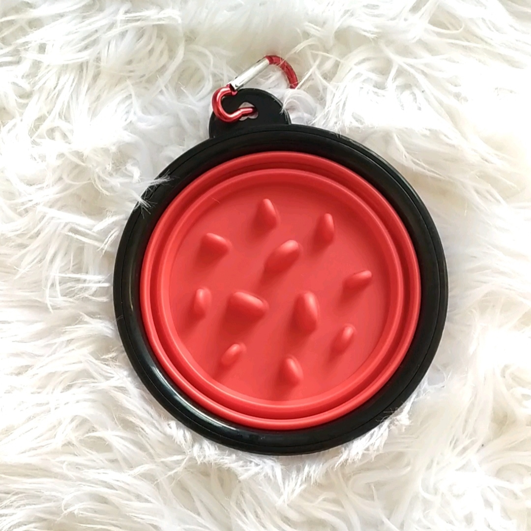 Comedero portátil - Rojo