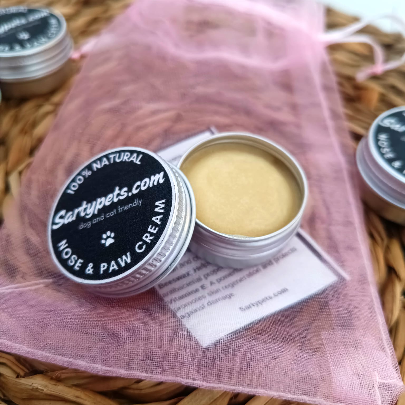 Crema 100% natural - almohadillas y nariz 