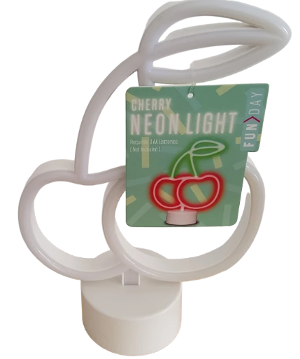 Fun Gift Set with Neon Cherry Light