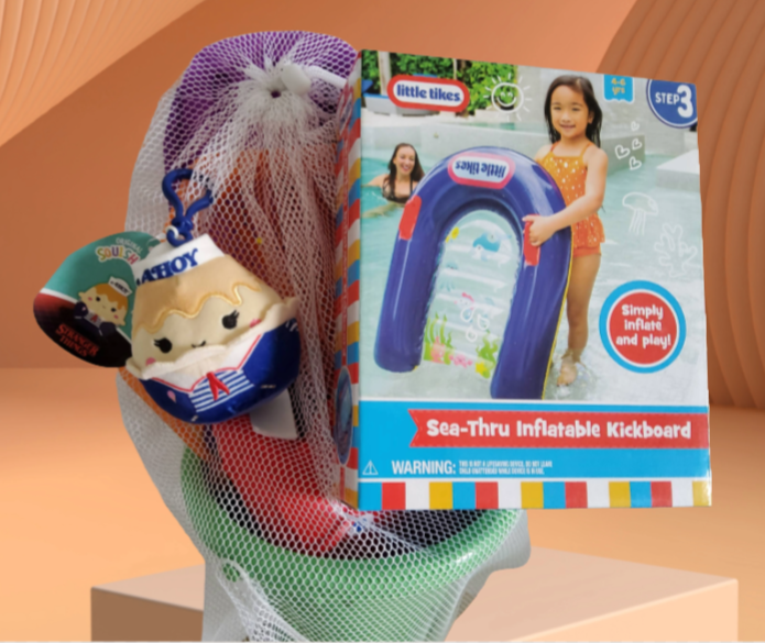 Little Tikes Sea-Thru Inflatable Kickboard