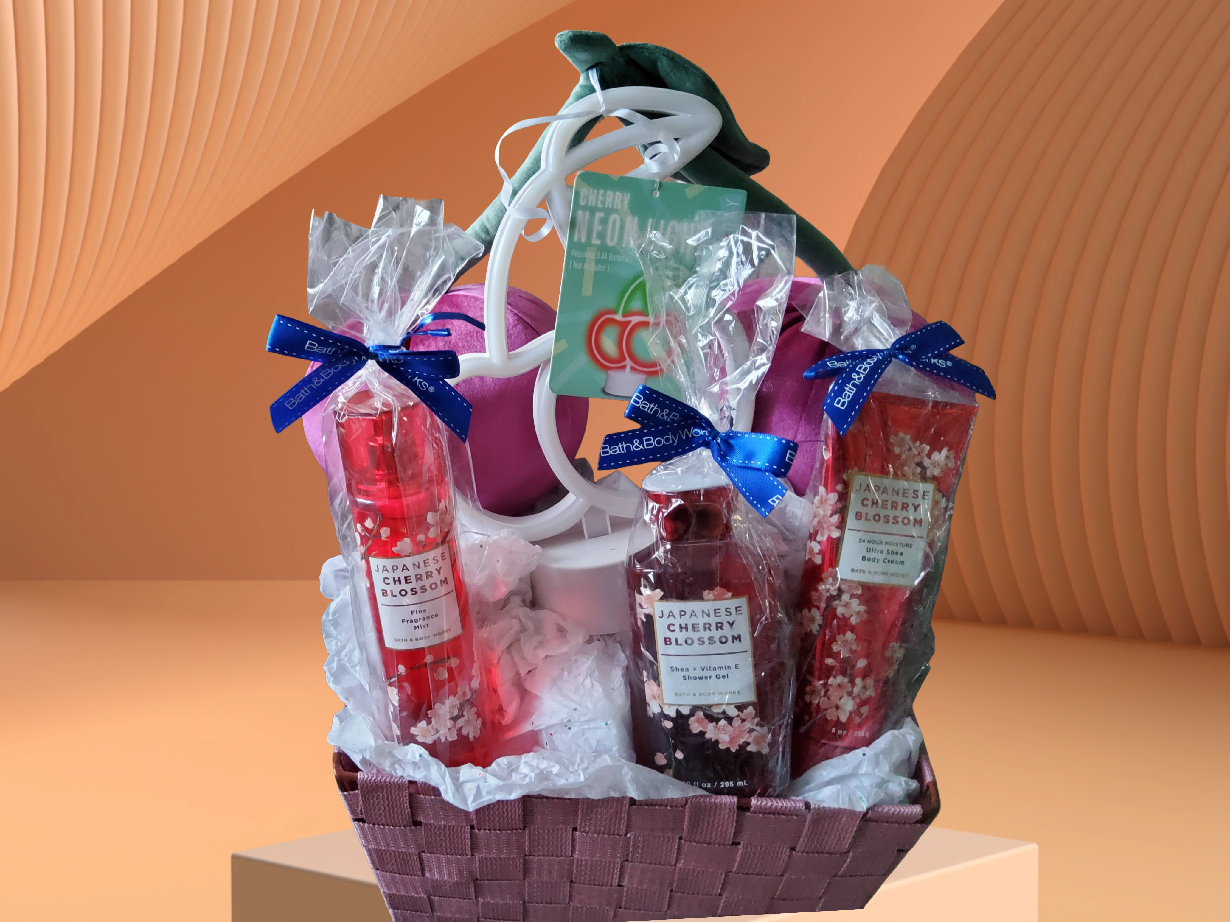 Japanese Cherry Blossom Gift Basket