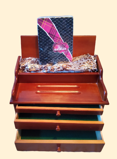 Wooden Jewelry Organizer with VC Heartbreaker Tease perfume