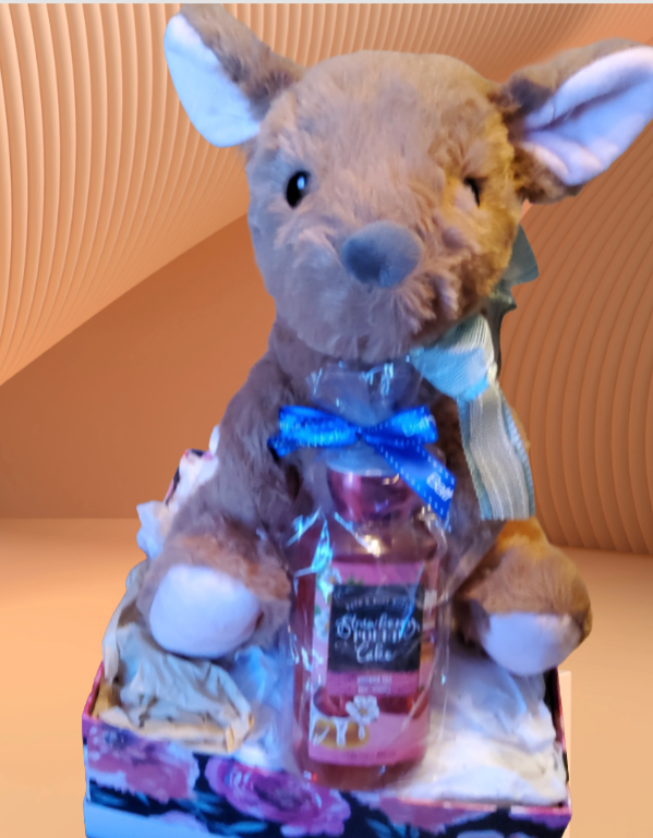 Plush Kangaroo Gift Set