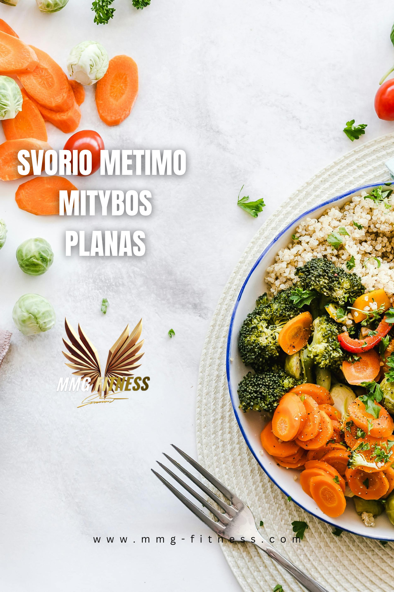 Svorio metimo mitybos planas