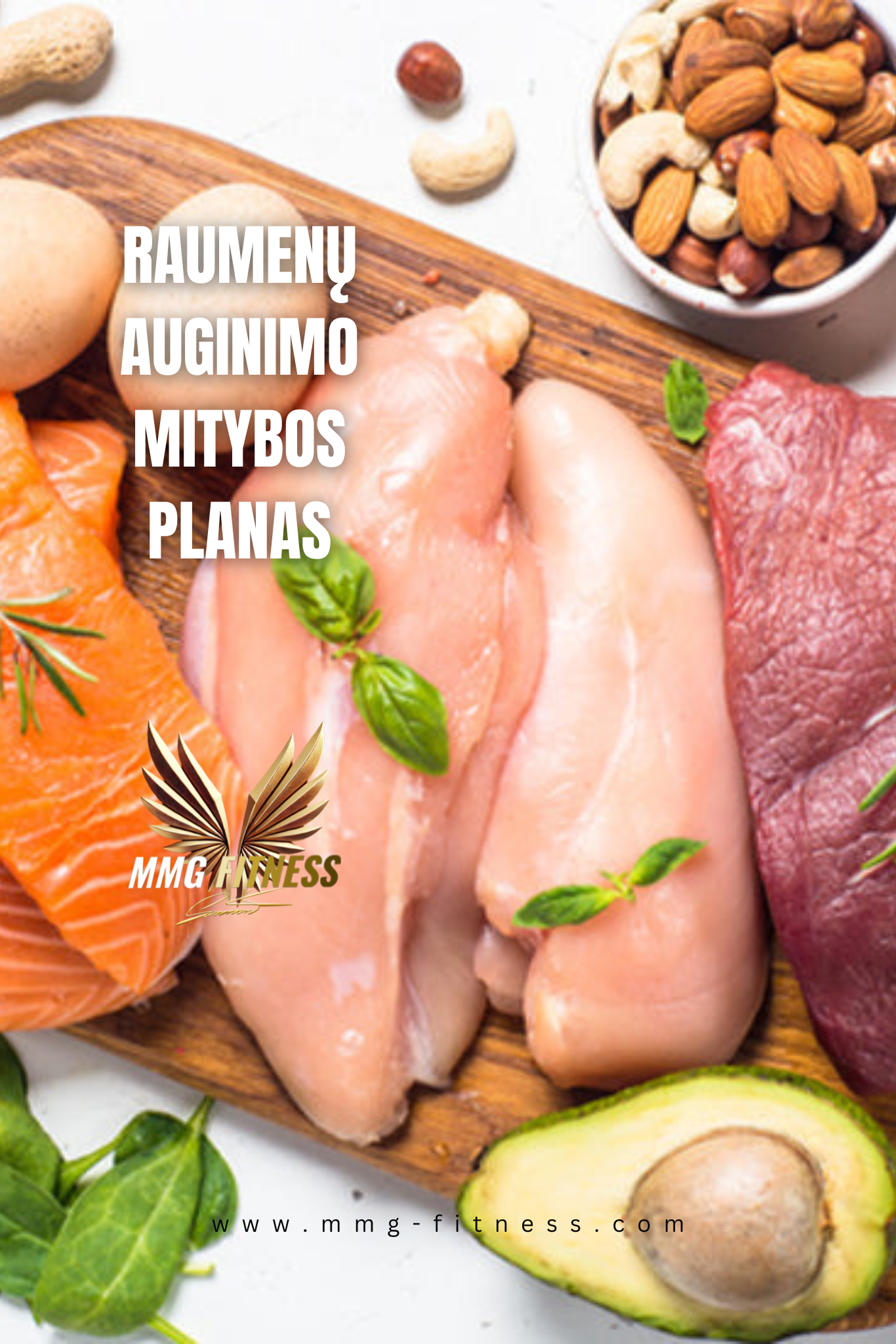 Raumenų auginimo mitybos planas