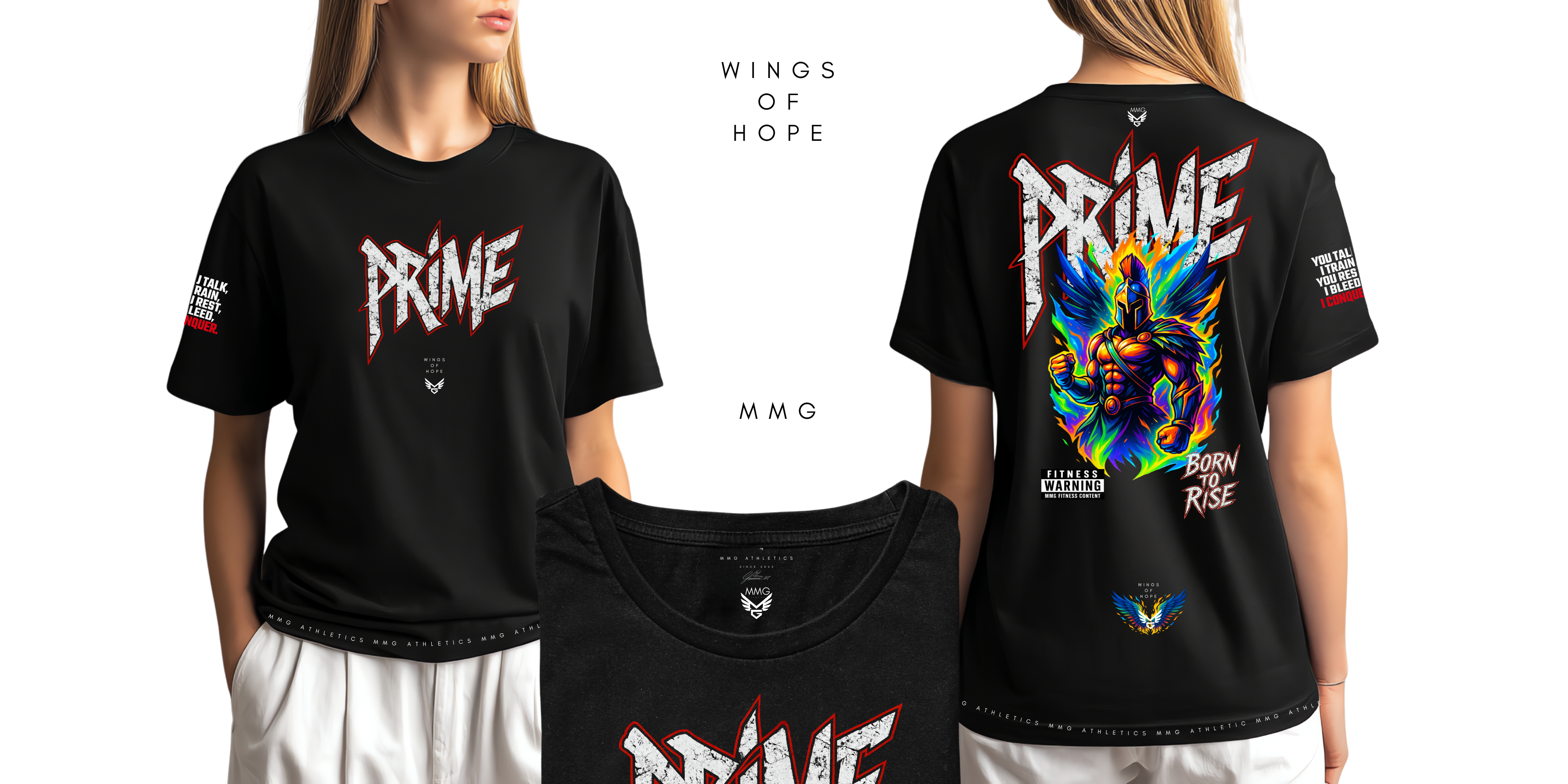 PRIME 'Born To Rise' Graphic T-Shirt