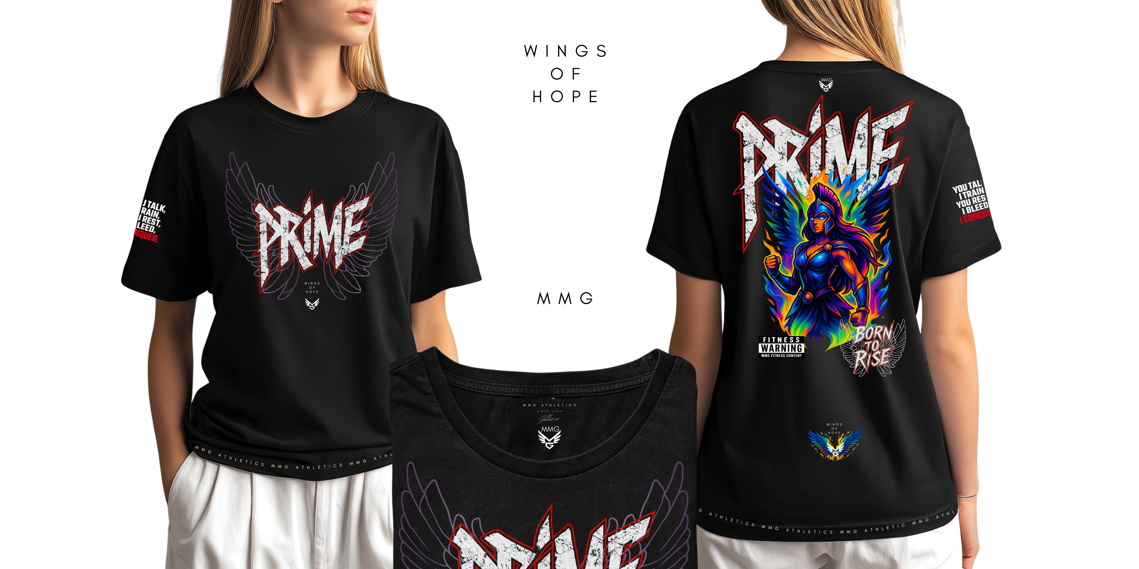 PRIME Born to Rise Graphic T-shirt