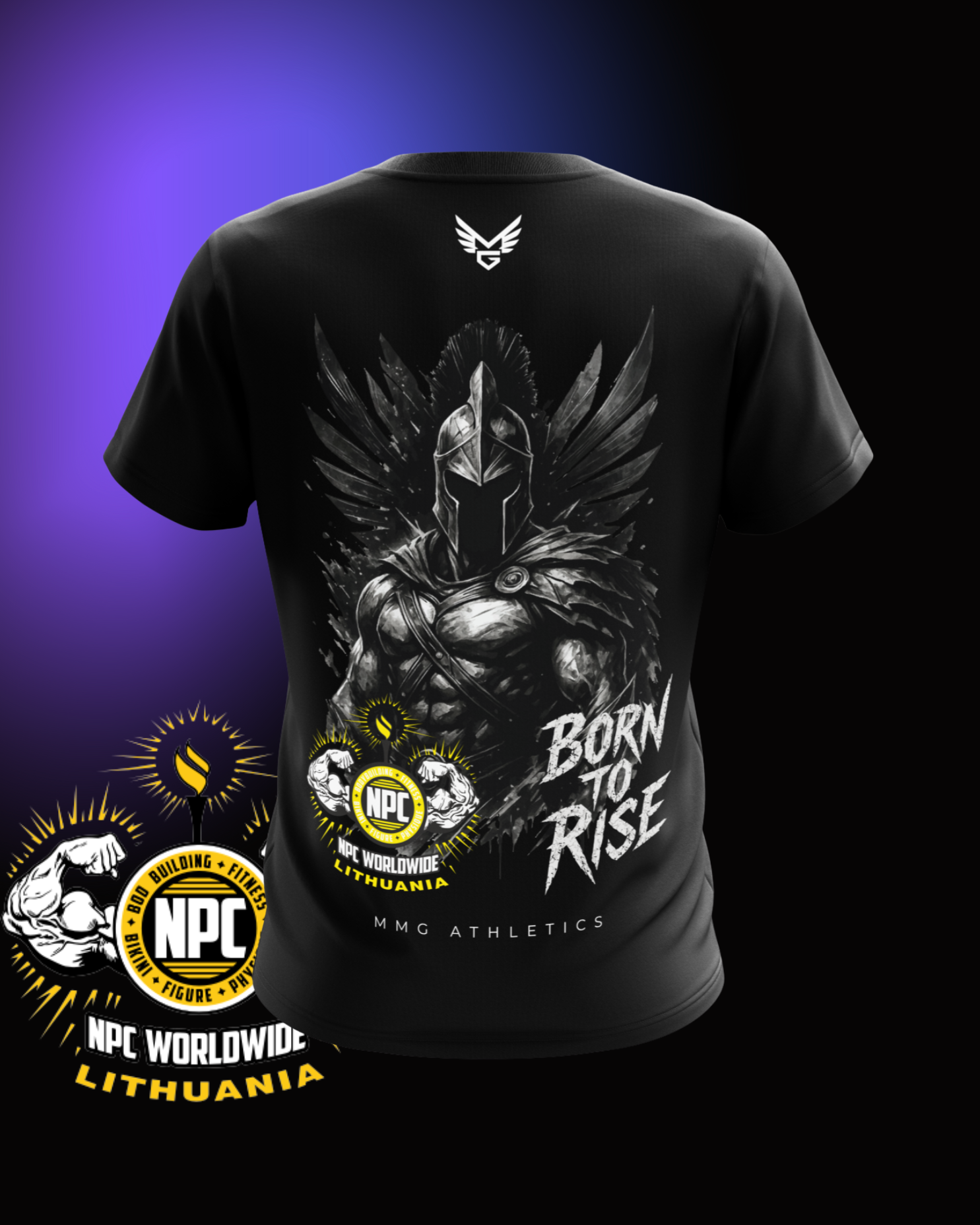 Born to Rise Athletic T-Shirt
