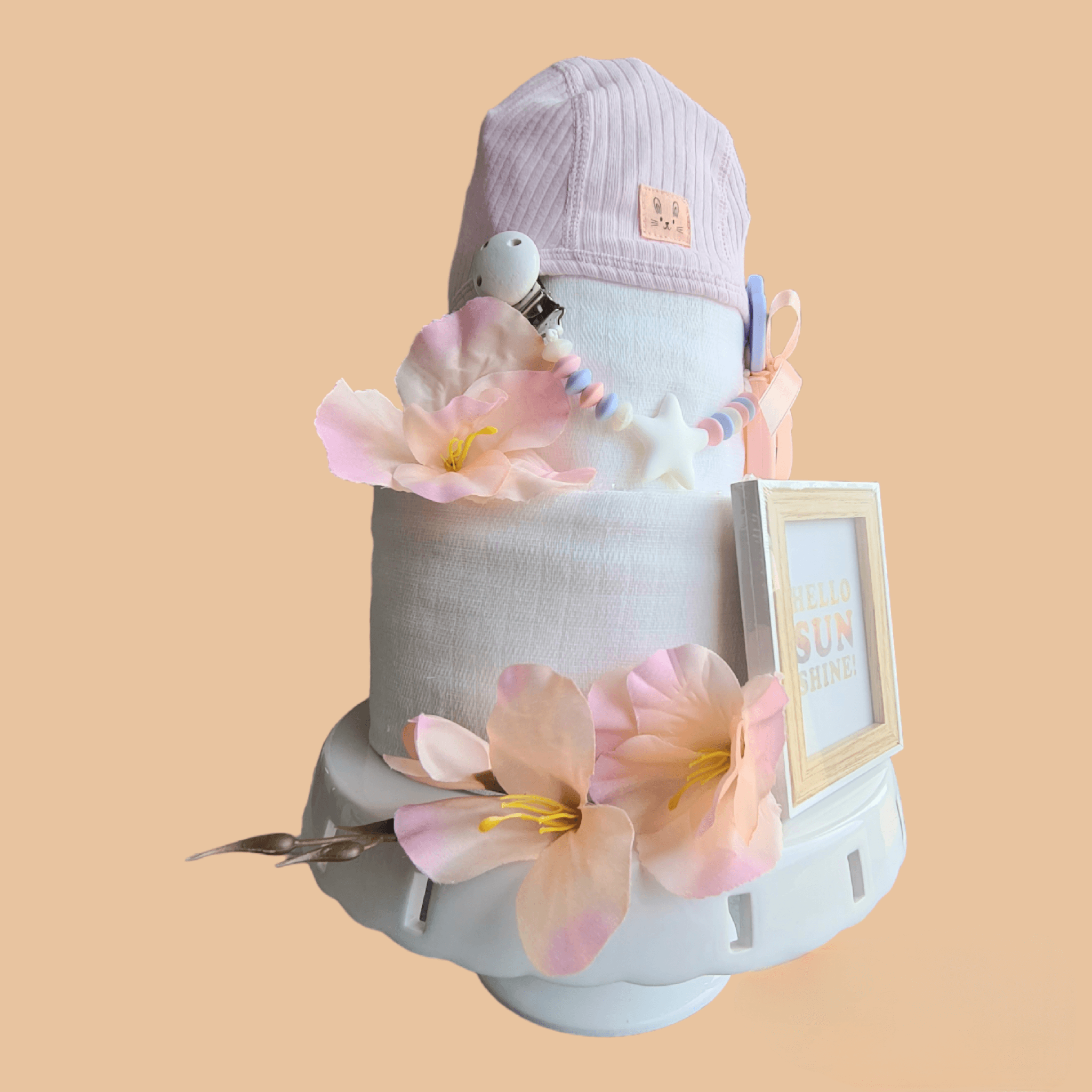Sauskelnių tortas "Labas, saulyte"