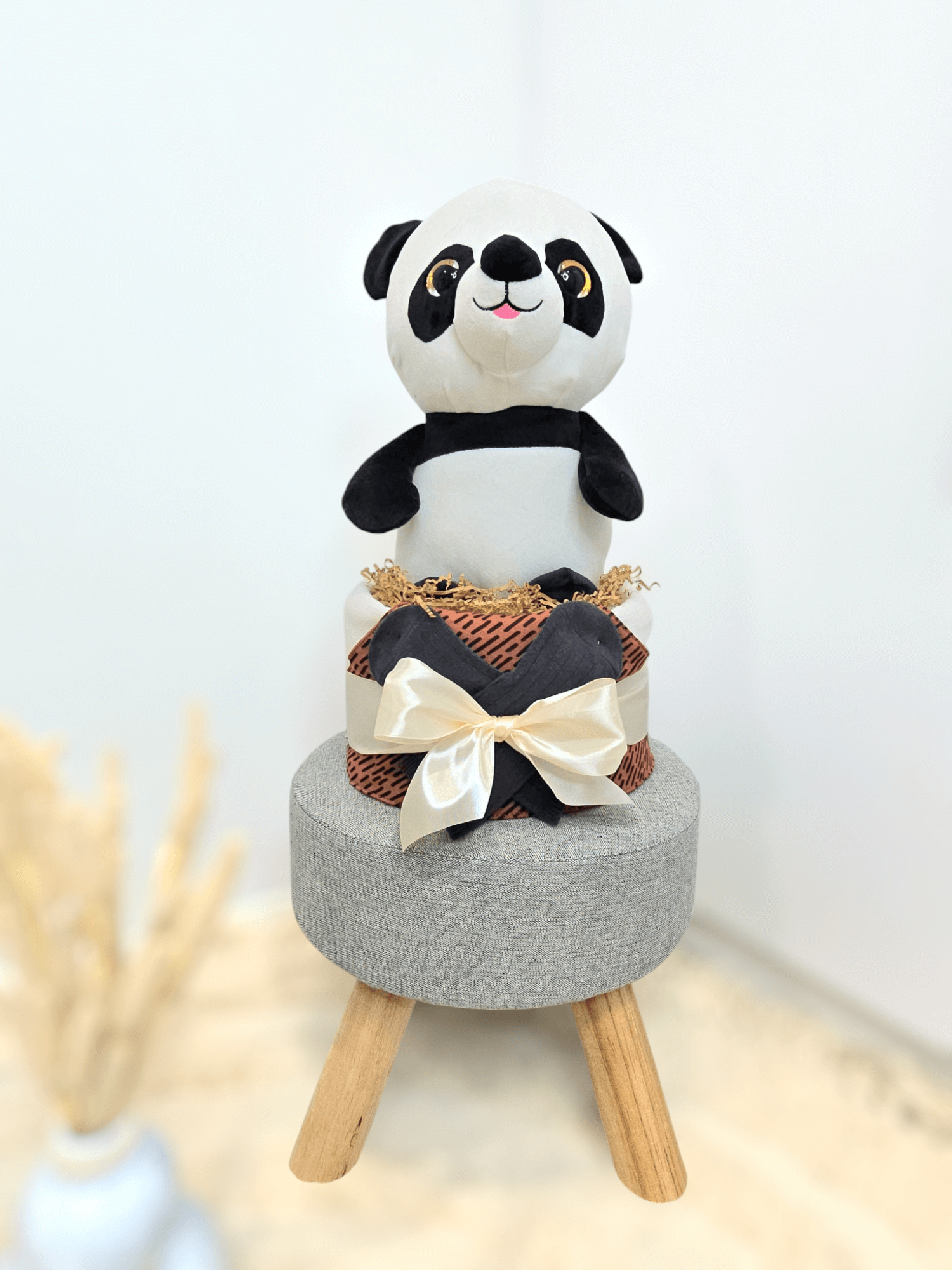 Sauskelnių tortas Panda