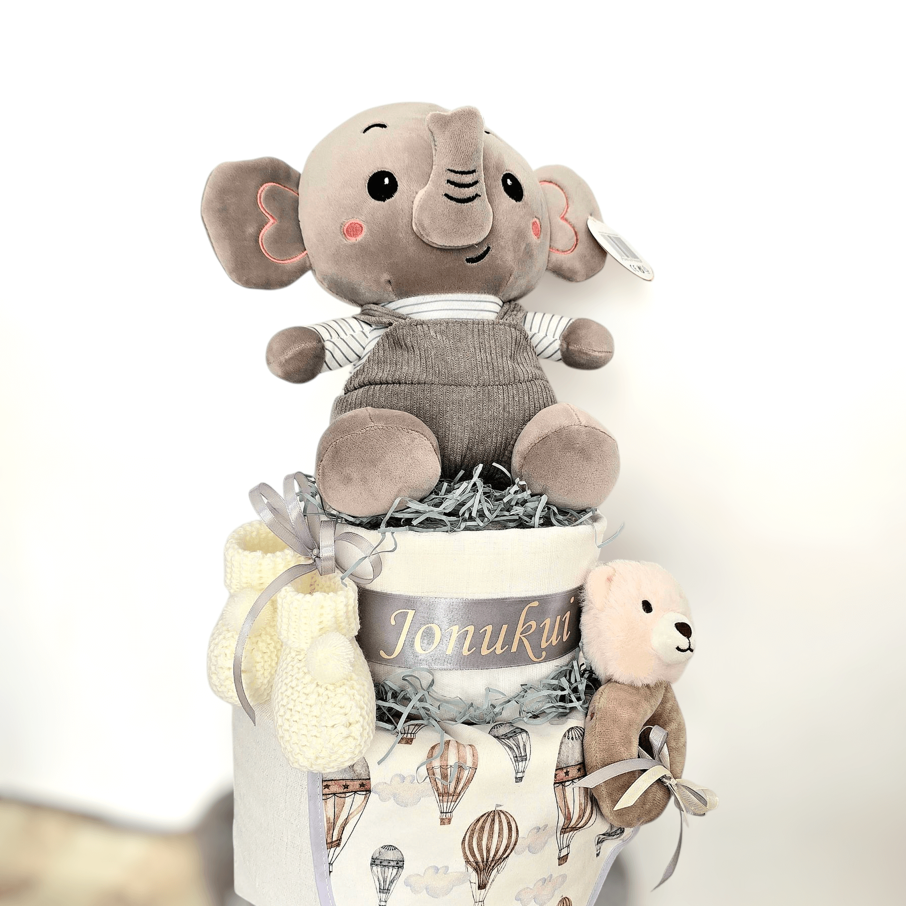 Sauskelnių tortas "Drambliukas"