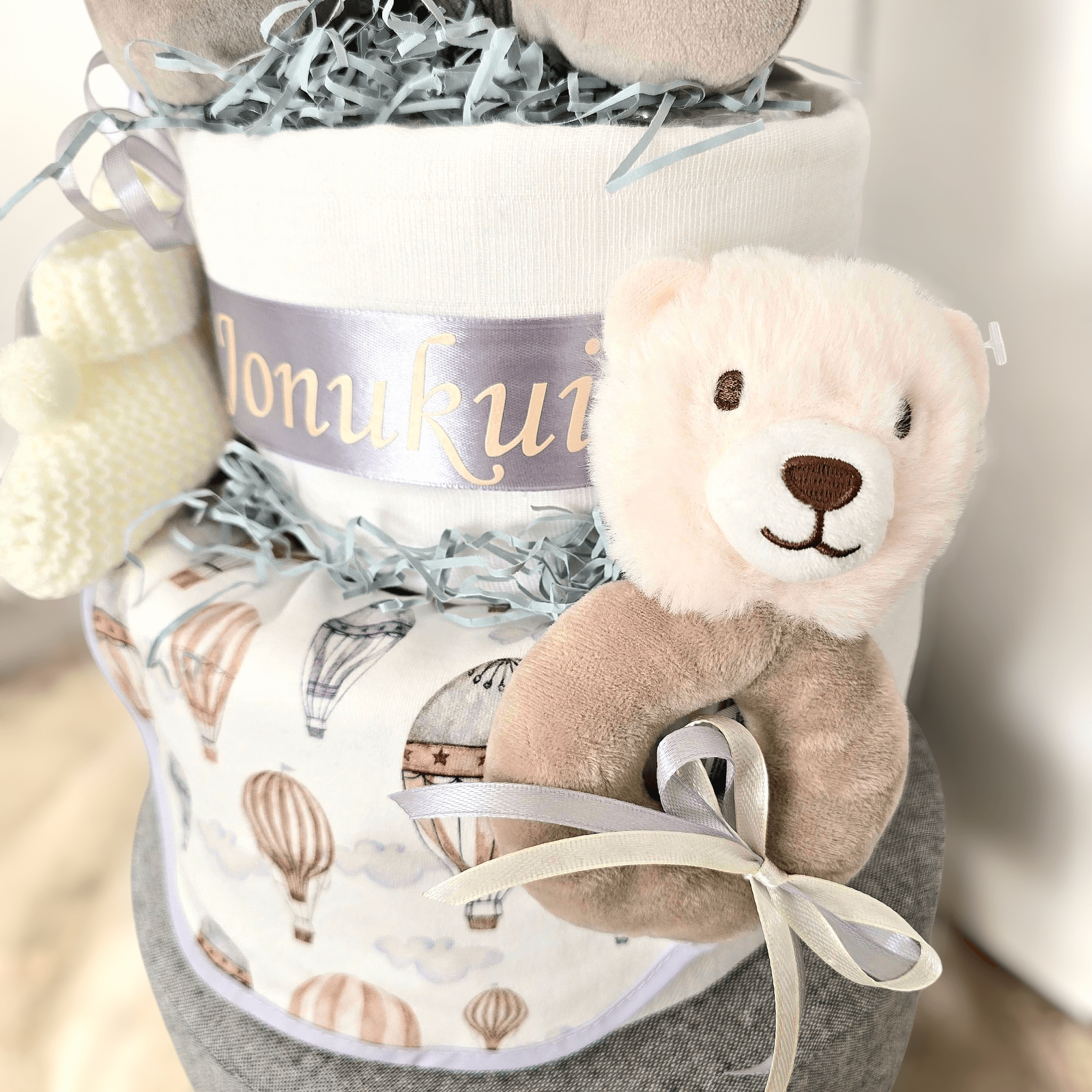 Sauskelnių tortas "Drambliukas"