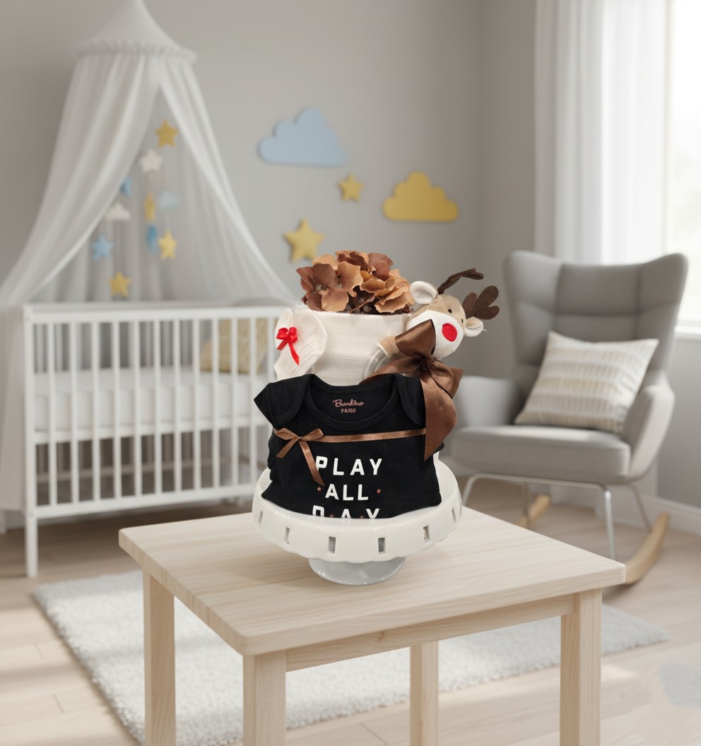 Sauskelnių tortas Elniukas