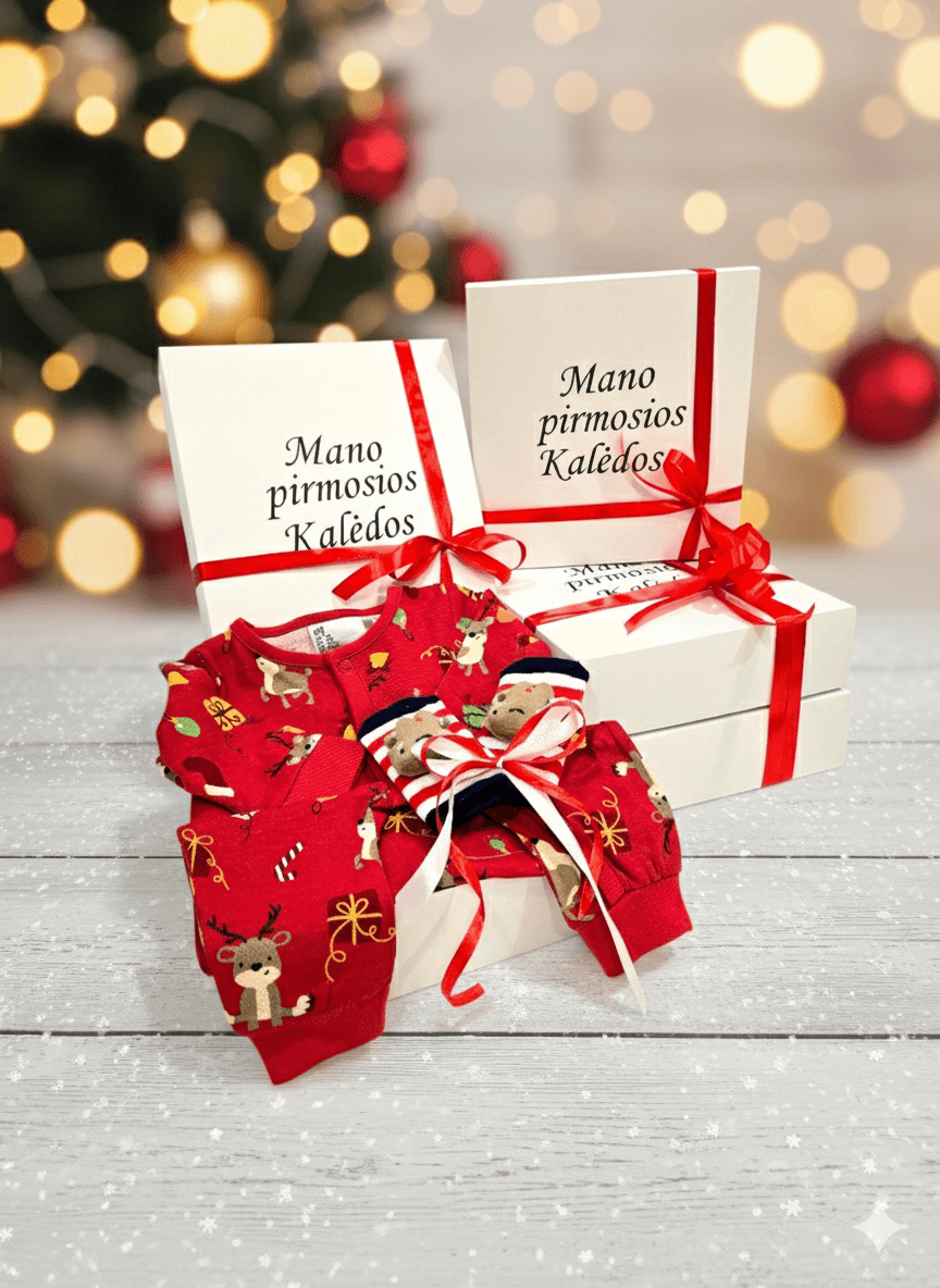 Kalėdinis rinkinys kūdikiui "Mano pirmosios Kalėdos" Nr. 2