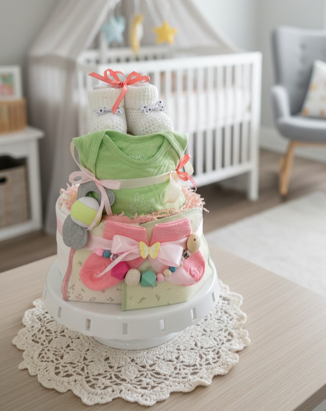 Sauskelnių tortas "Pavasaris 3"