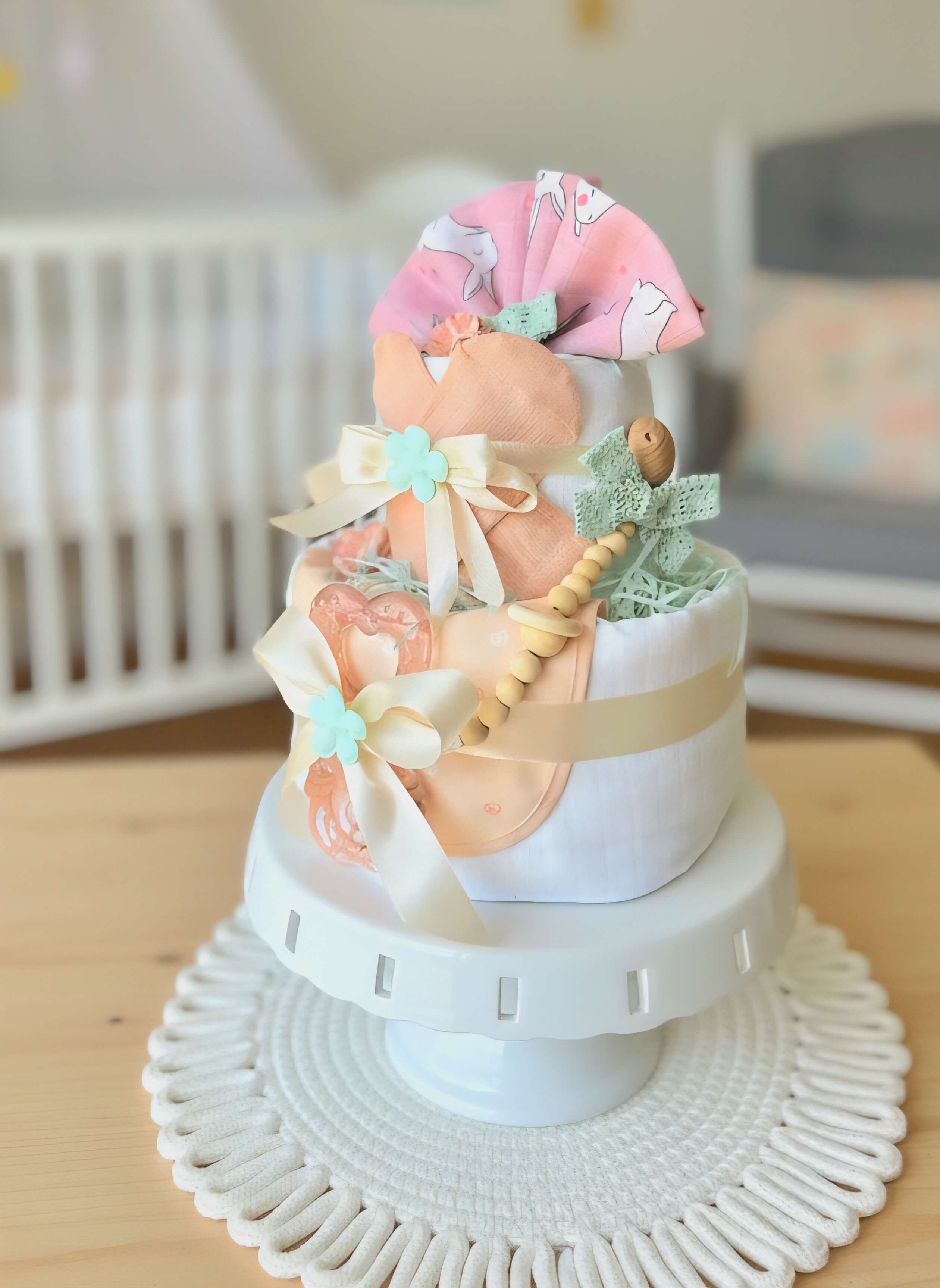 Sauskelnių tortas "Vėduoklė"