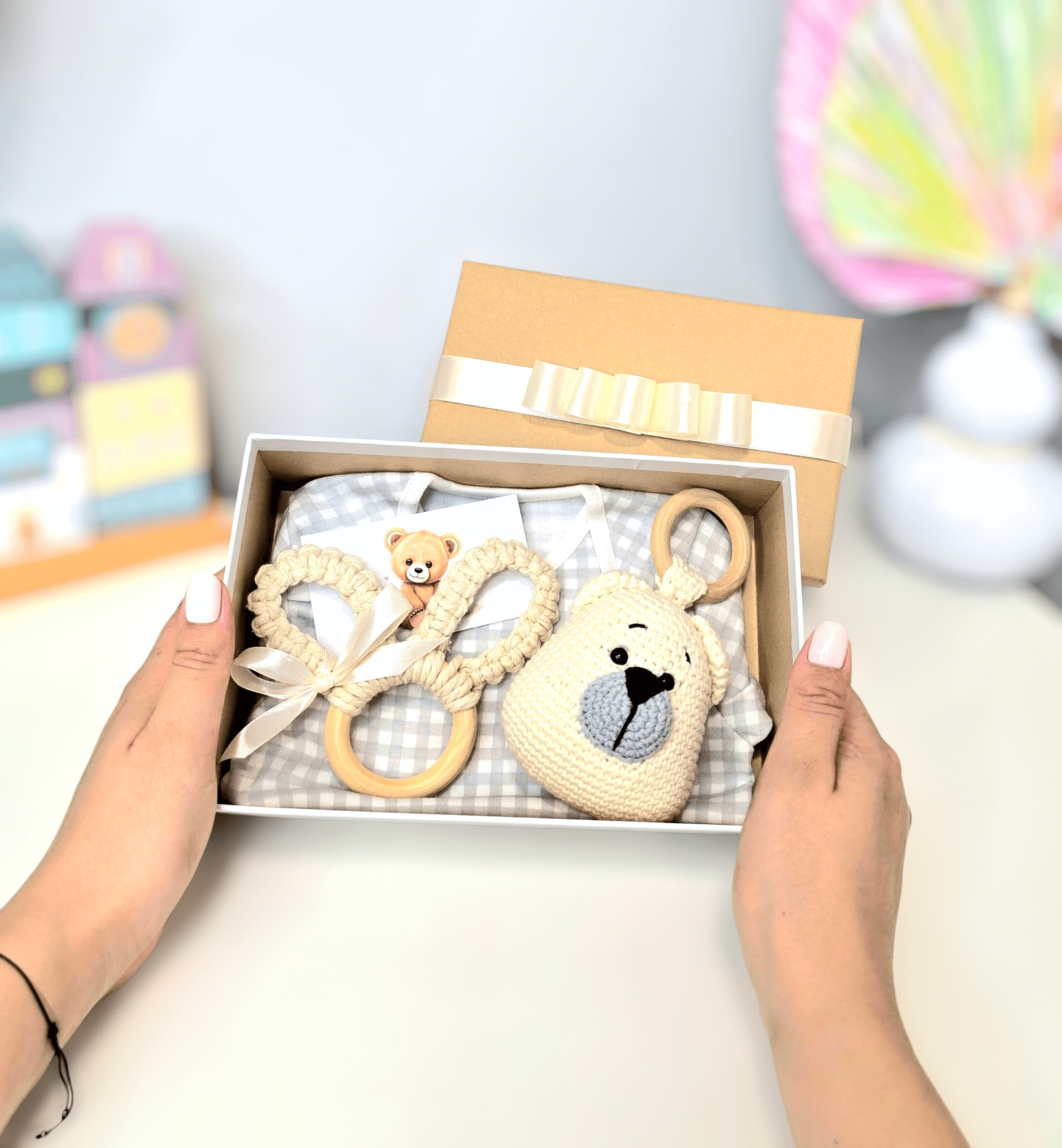 Dovana naujagimiui "Nertas meškutis"