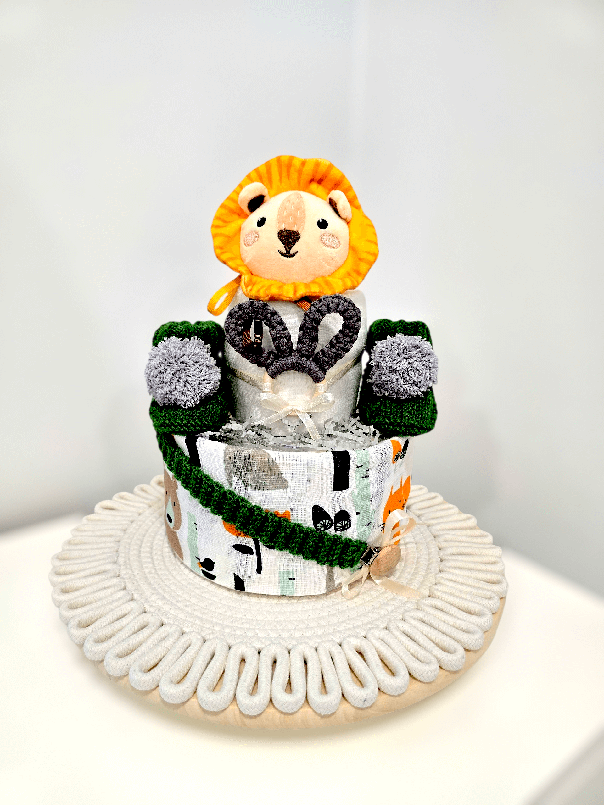 Sauskelnių tortas "Liūtukas"