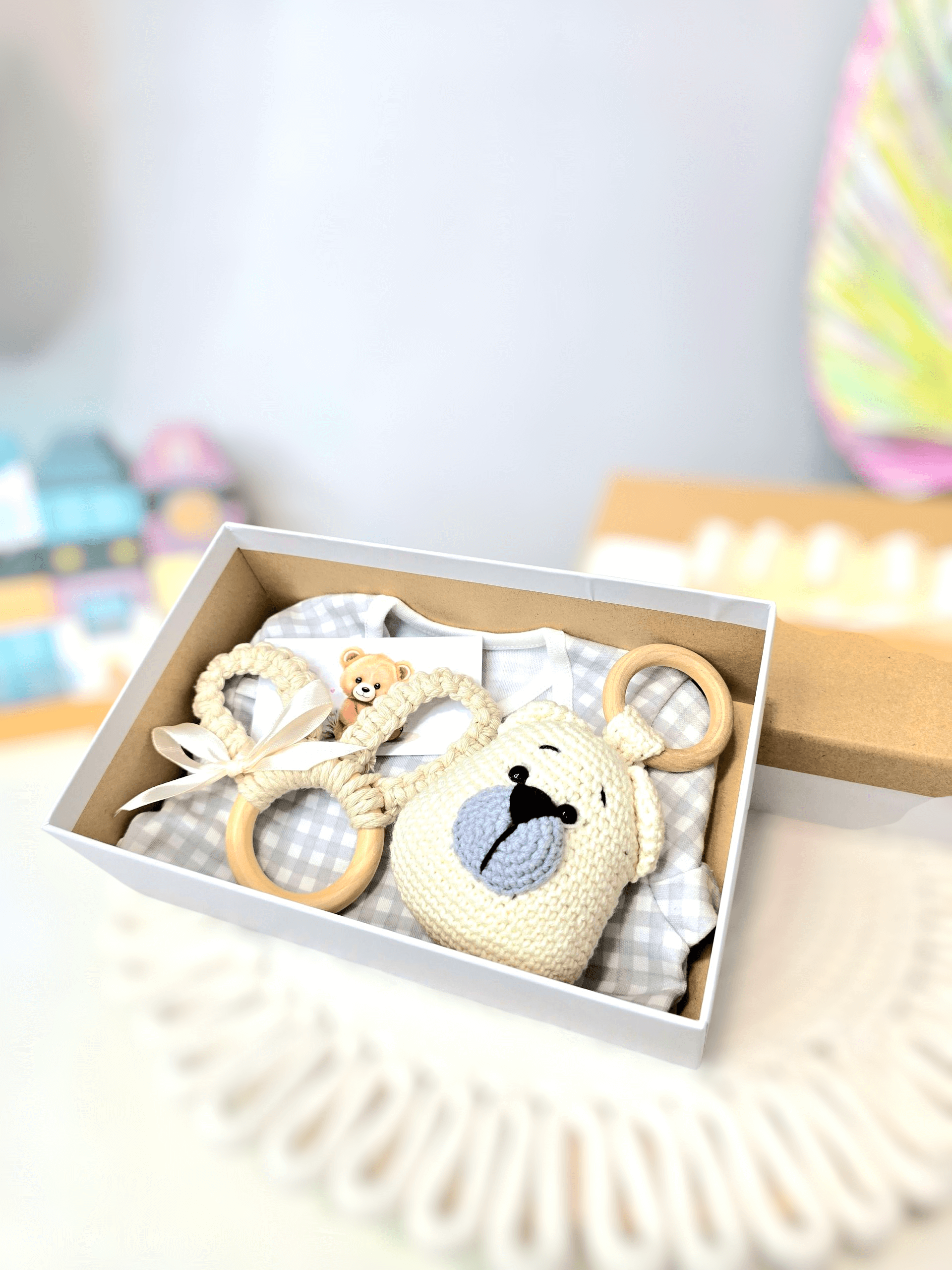 Dovana naujagimiui "Nertas meškutis"