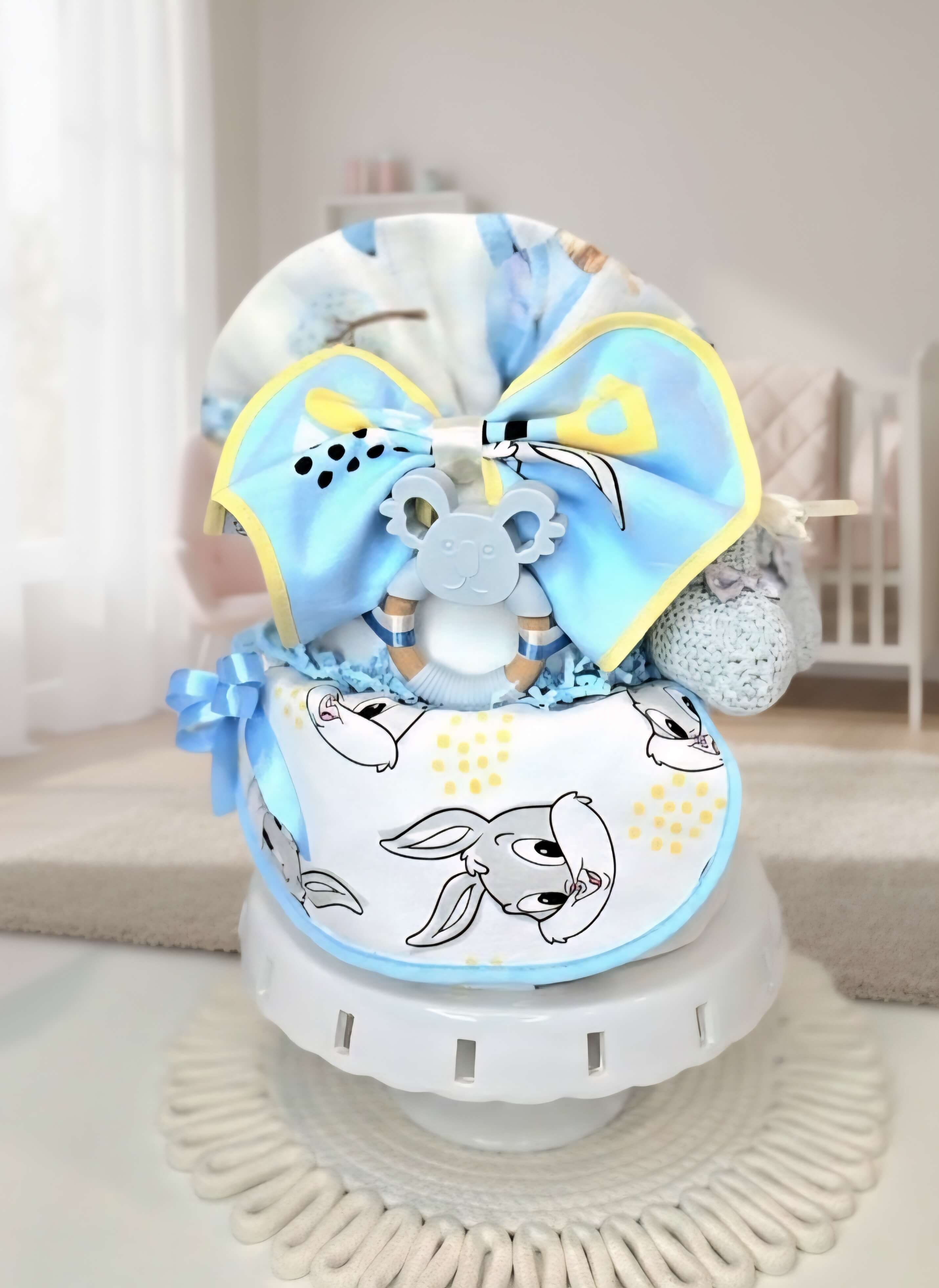 Sauskelnių tortas "Kaspinėlis"