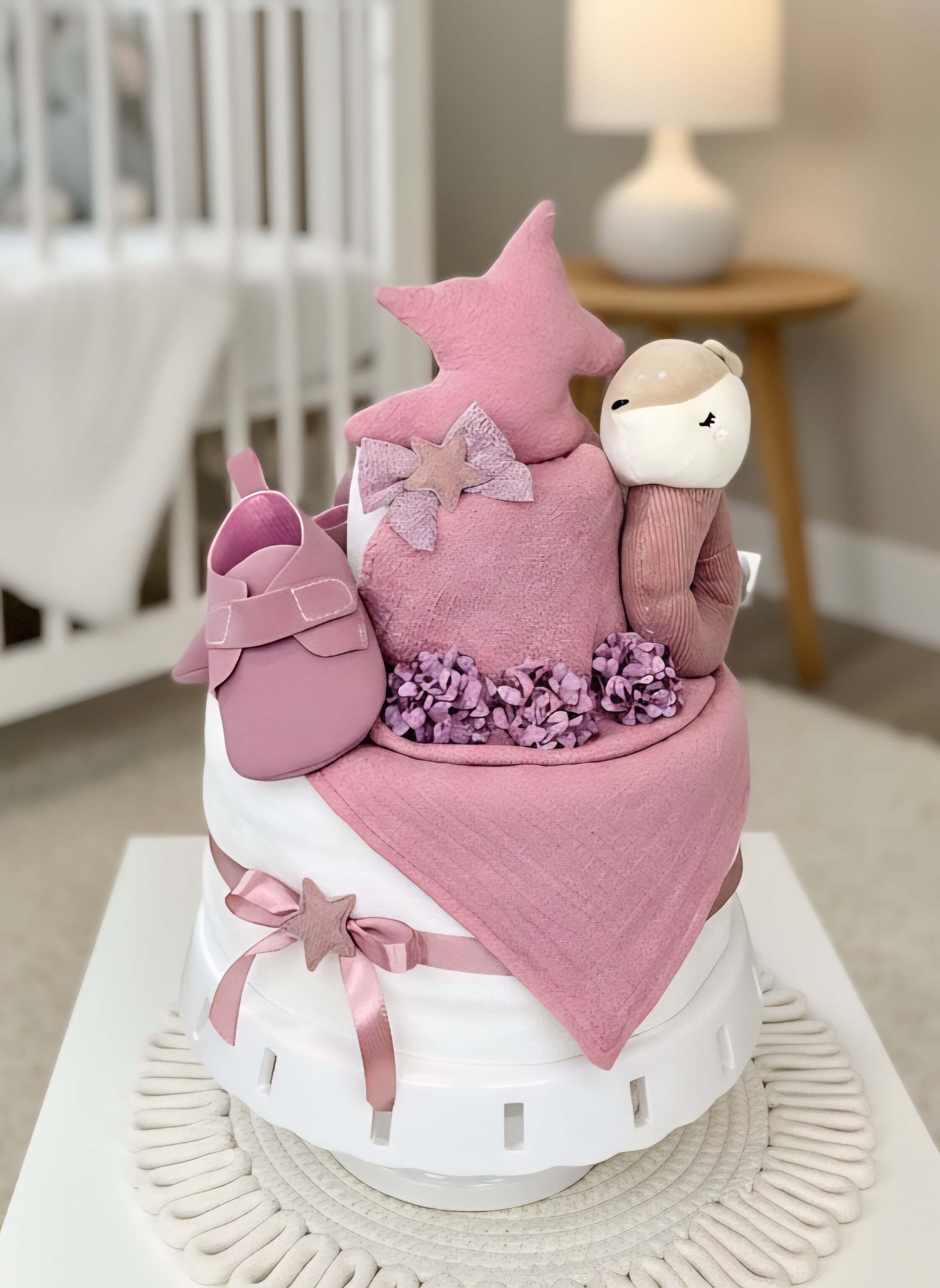 Sauskelnių tortas "Pelenų rožė"