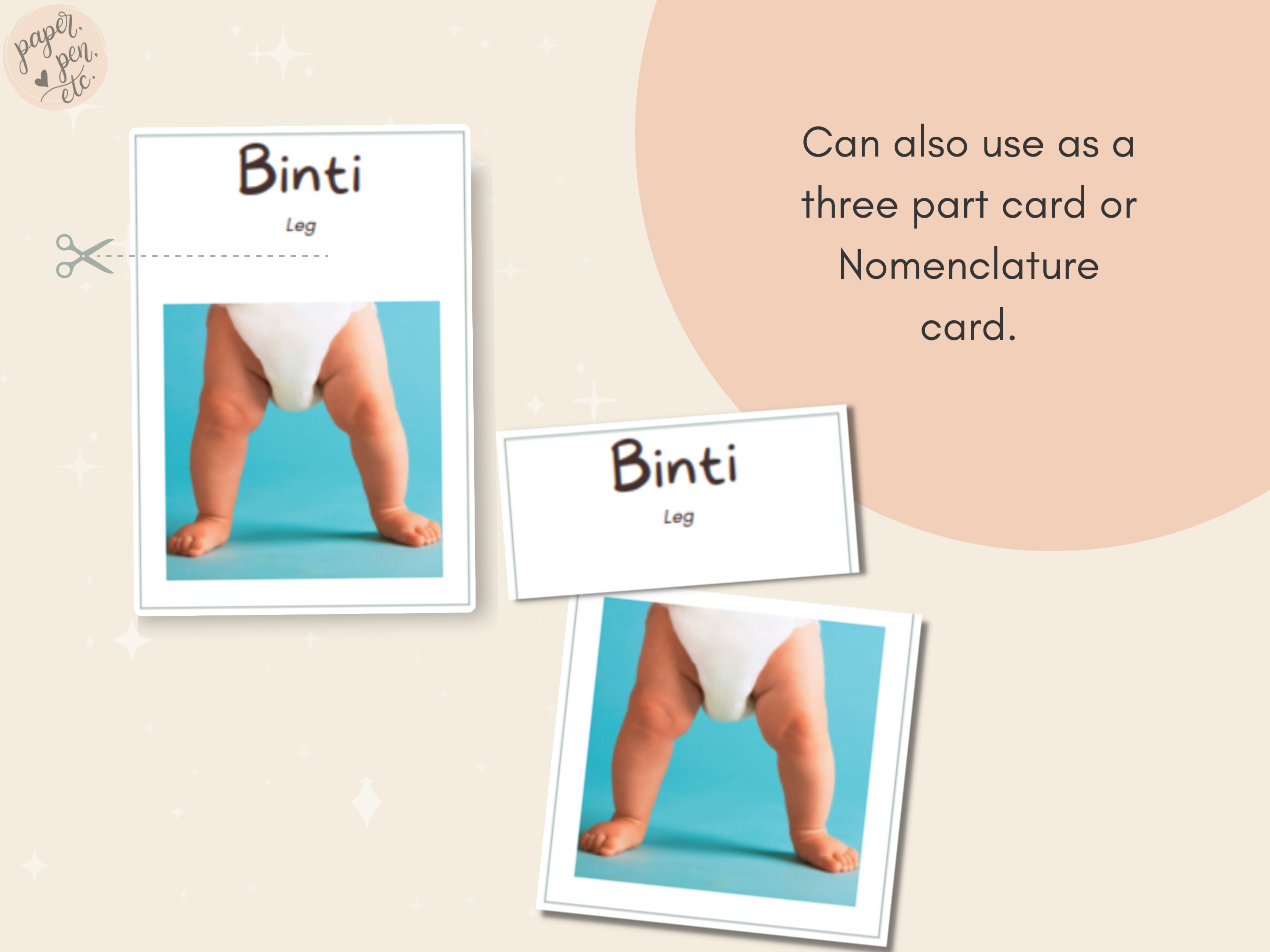 Body Parts Tagalog Flashcards