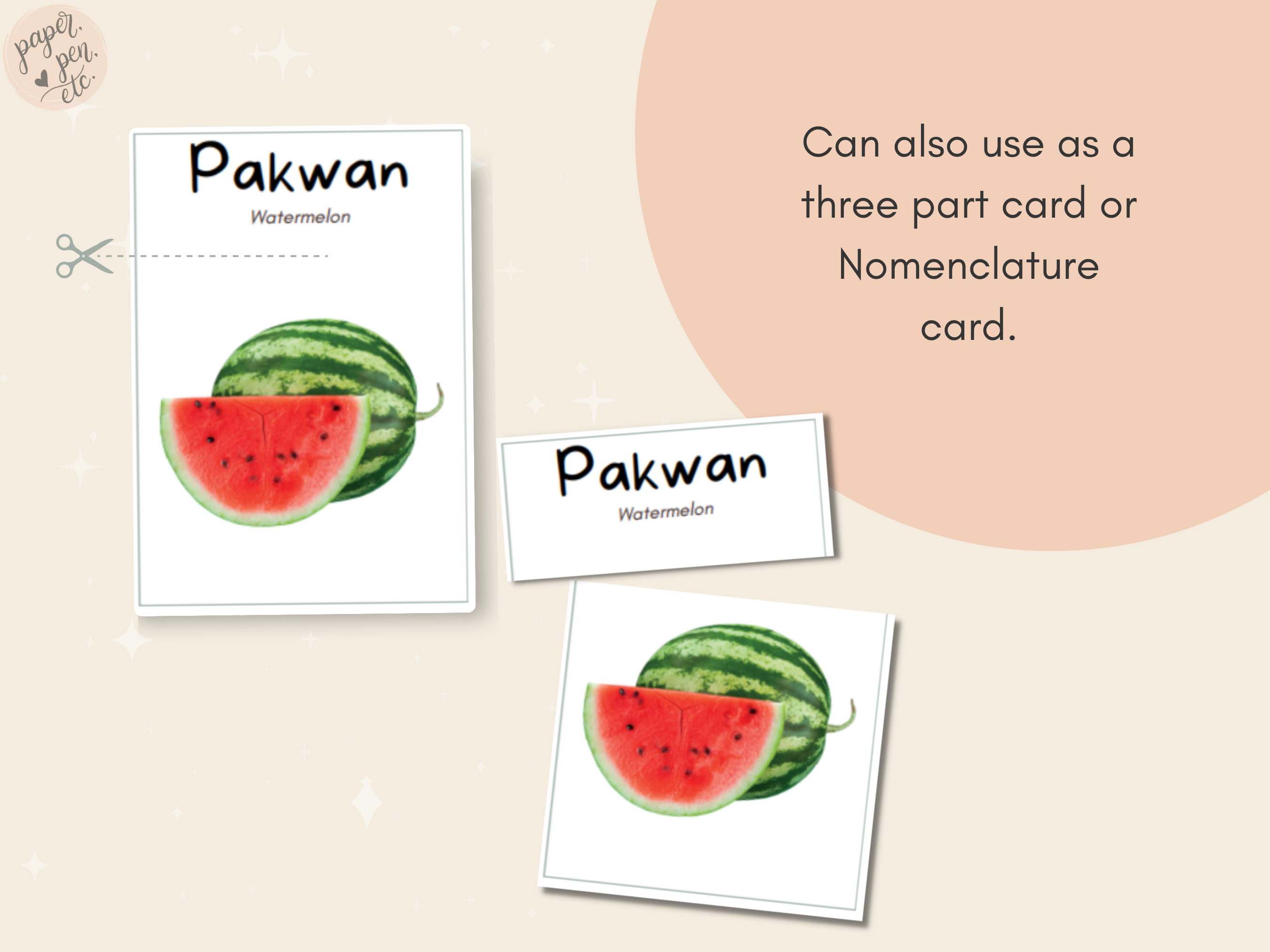 Fruits Tagalog Flashcards