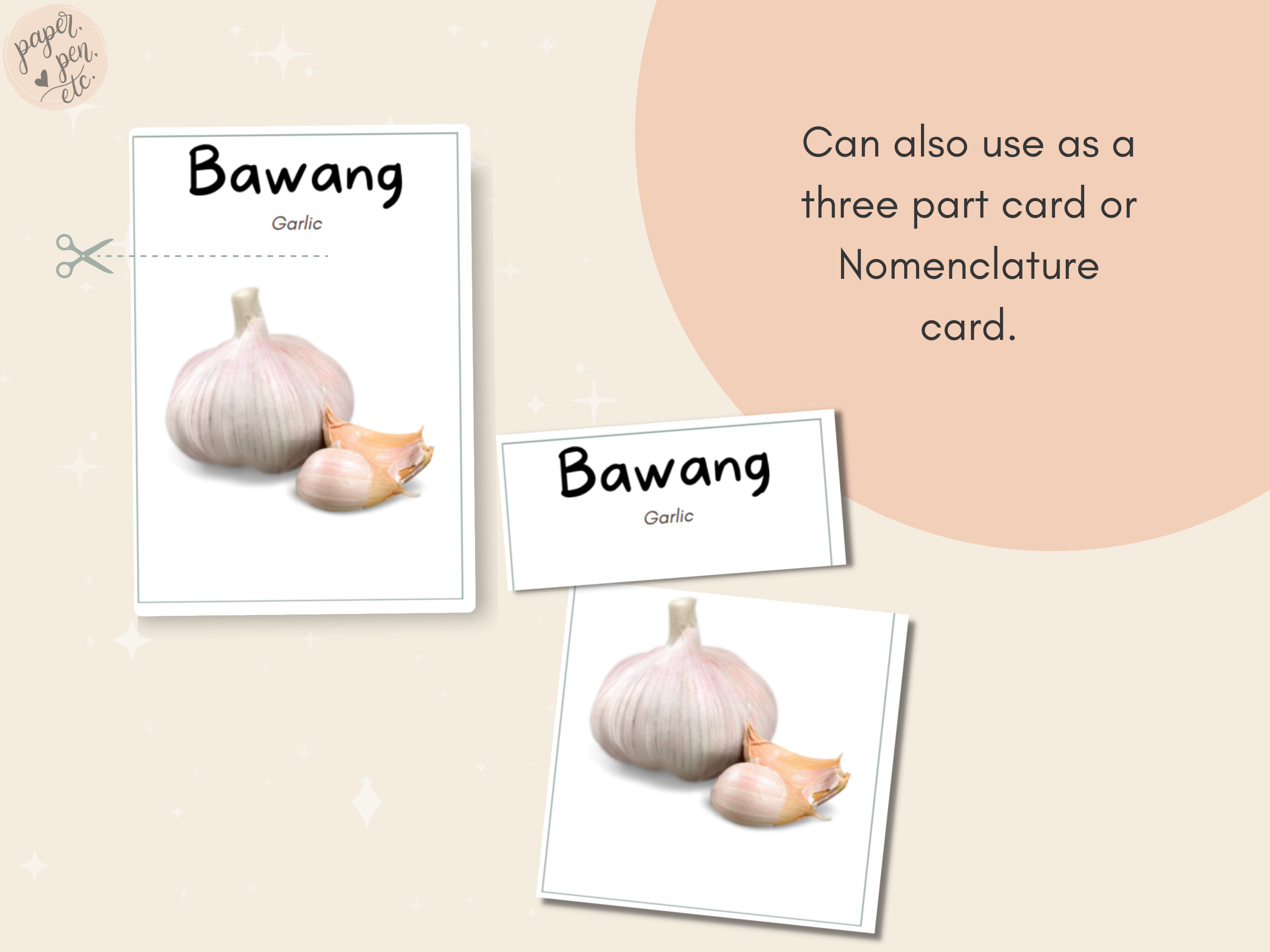 Vegetables Tagalog Flashcards
