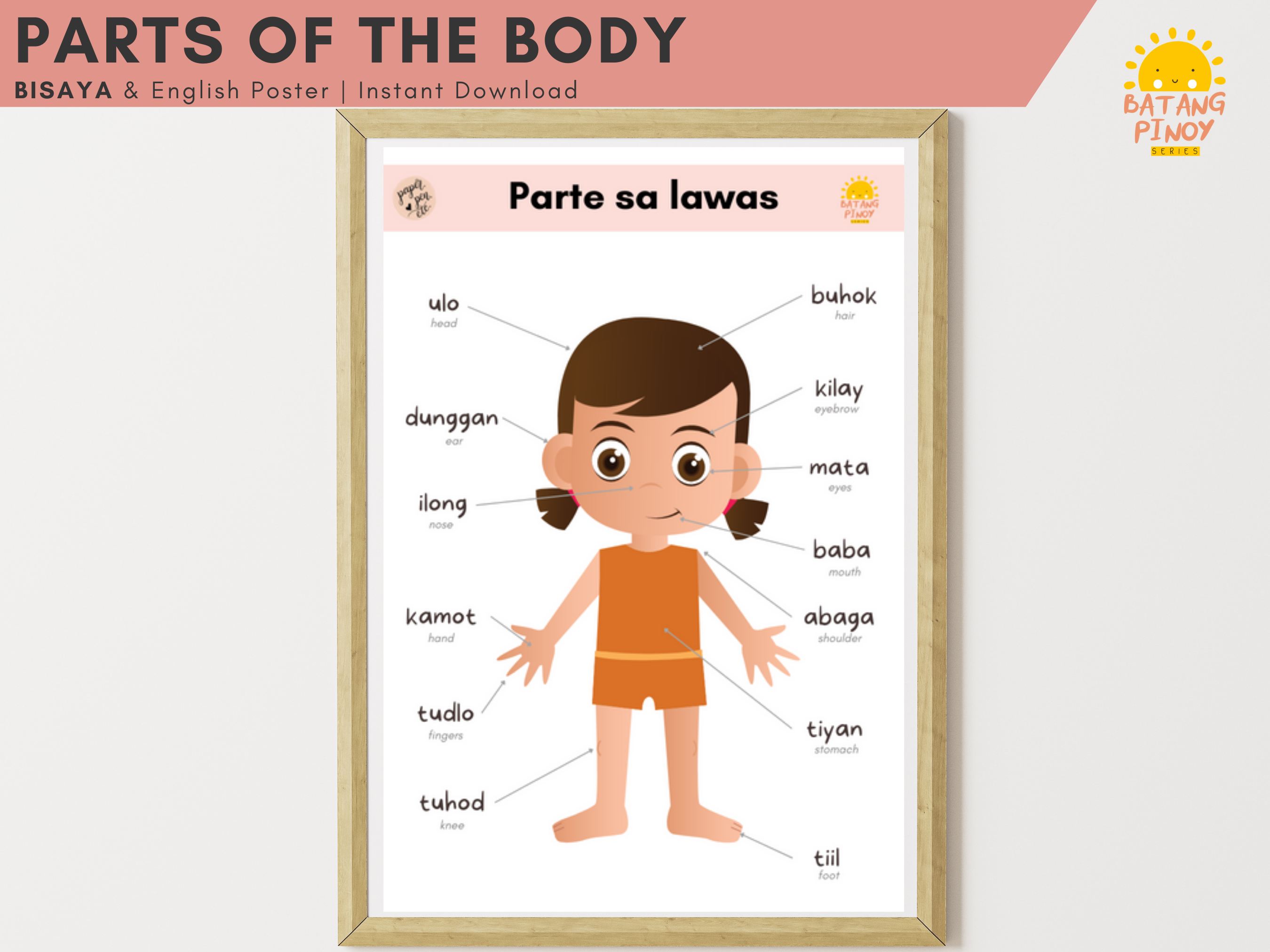 Body Parts (Girl) Bisaya Poster