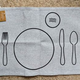 Montessori-style child's placemat