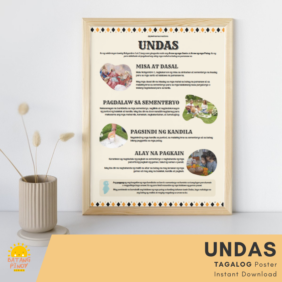 Undas Interesting Facts Poster: Tuklasin ang Tradisyon ng Araw ng mga Kaluluwa!