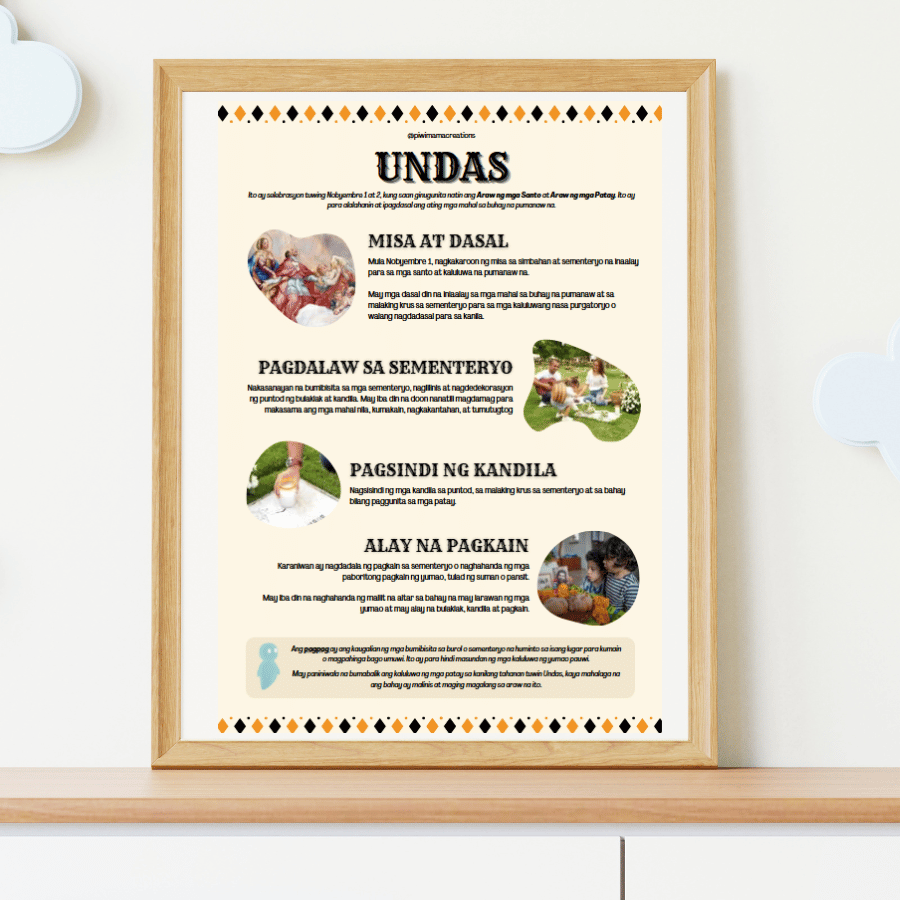 Undas Interesting Facts Poster: Tuklasin ang Tradisyon ng Araw ng mga Kaluluwa!