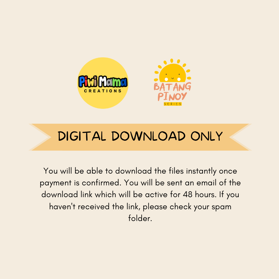 18 Printable Educational Posters for Kids + Monthly Guide | Filipino & English