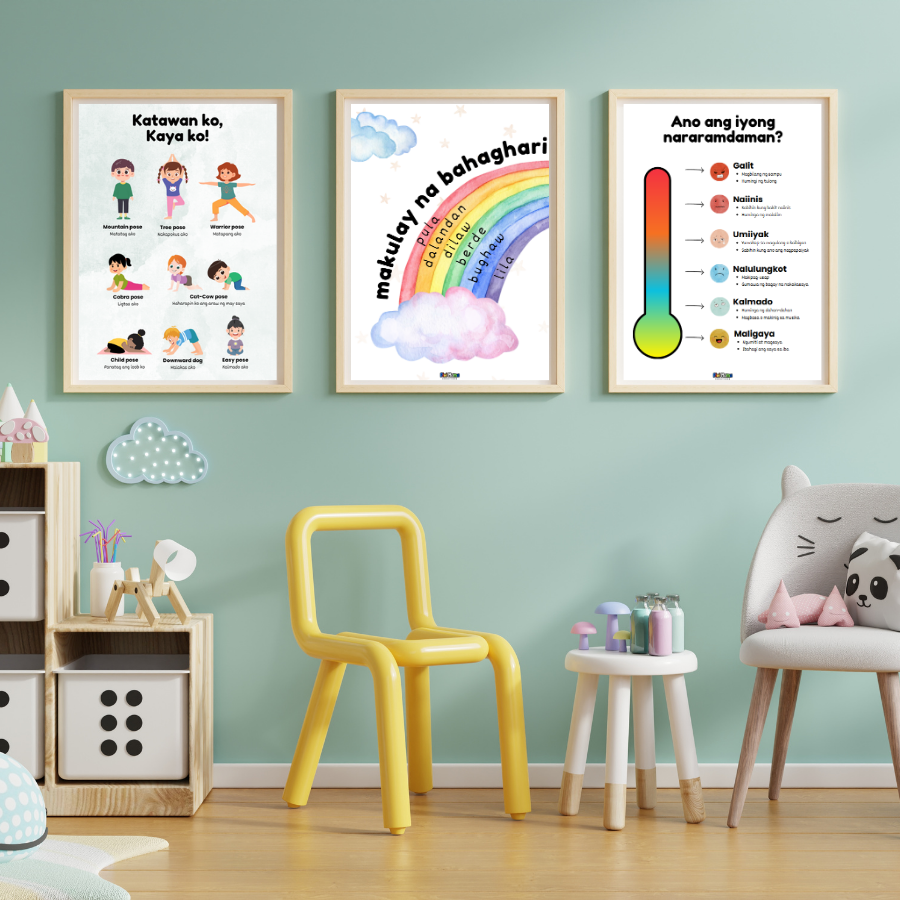 18 Printable Educational Posters for Kids + Monthly Guide | Filipino & English