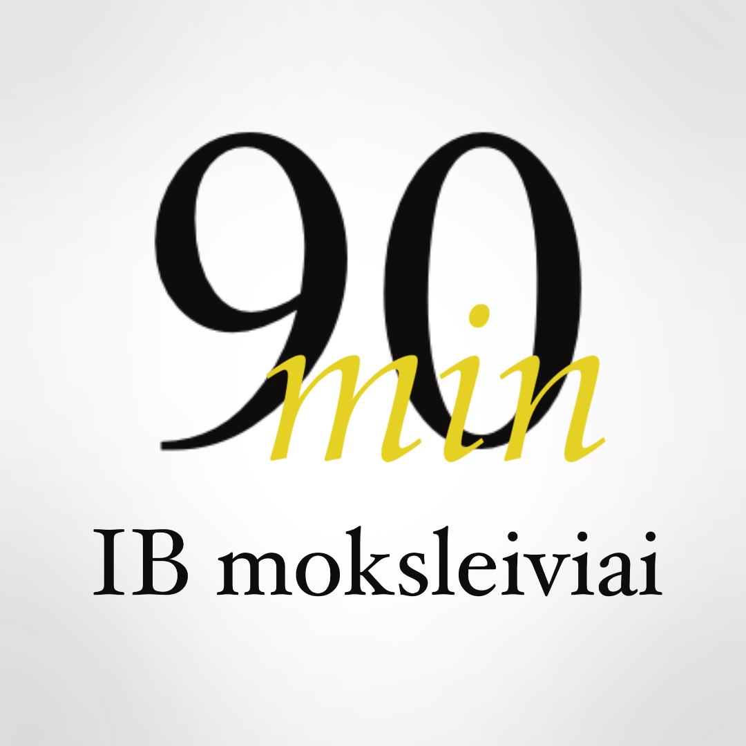 90 min pamoka IB moksleiviams