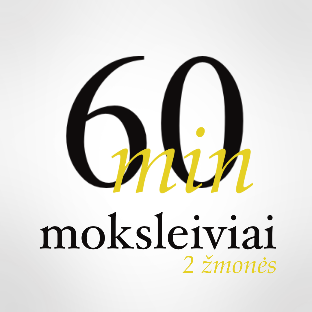 60 min pamoka 2 moksleiviams