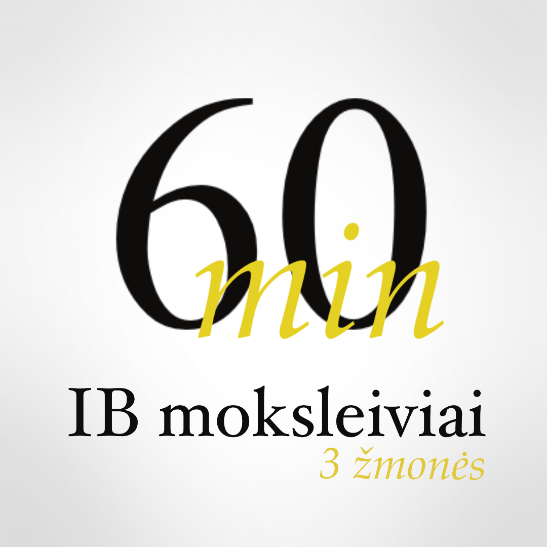 60 min pamoka IB moksleiviams