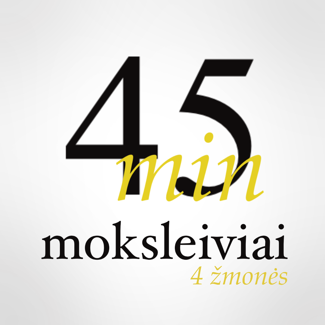 45 min pamoka 4 moksleiviams