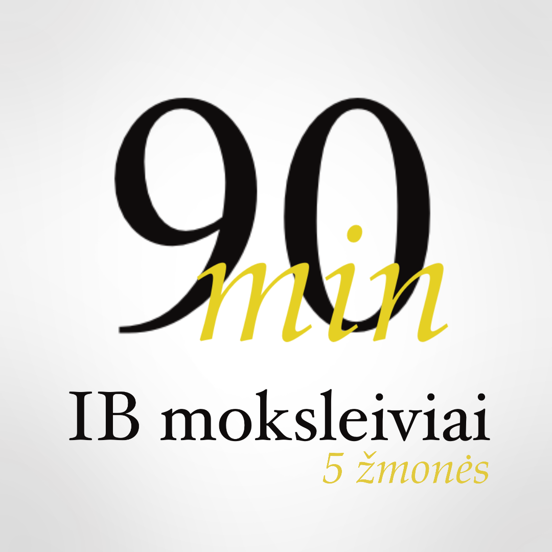 90 min pamoka 5 IB moksleiviams