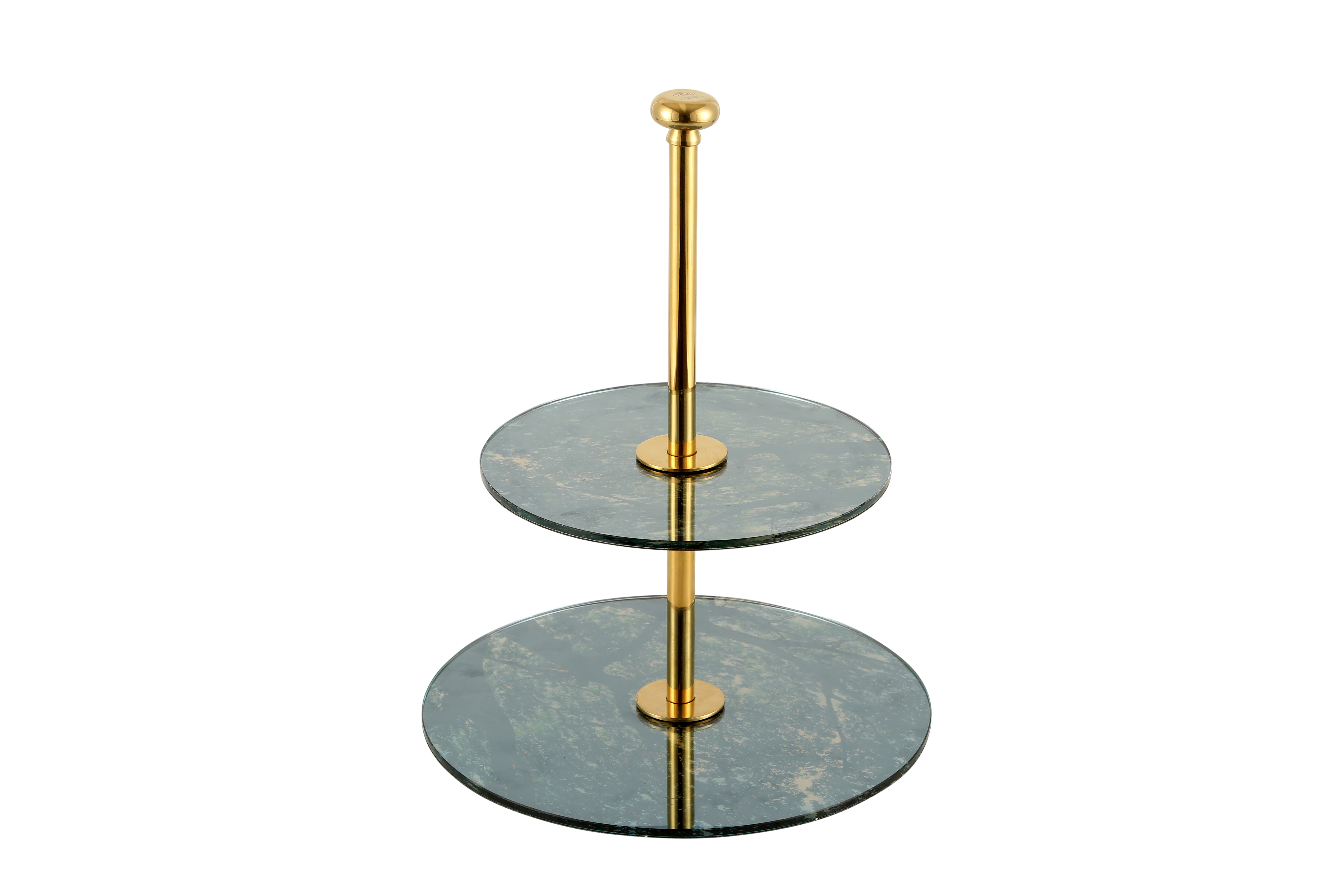 Oiva Glass 2 Tier Platter
