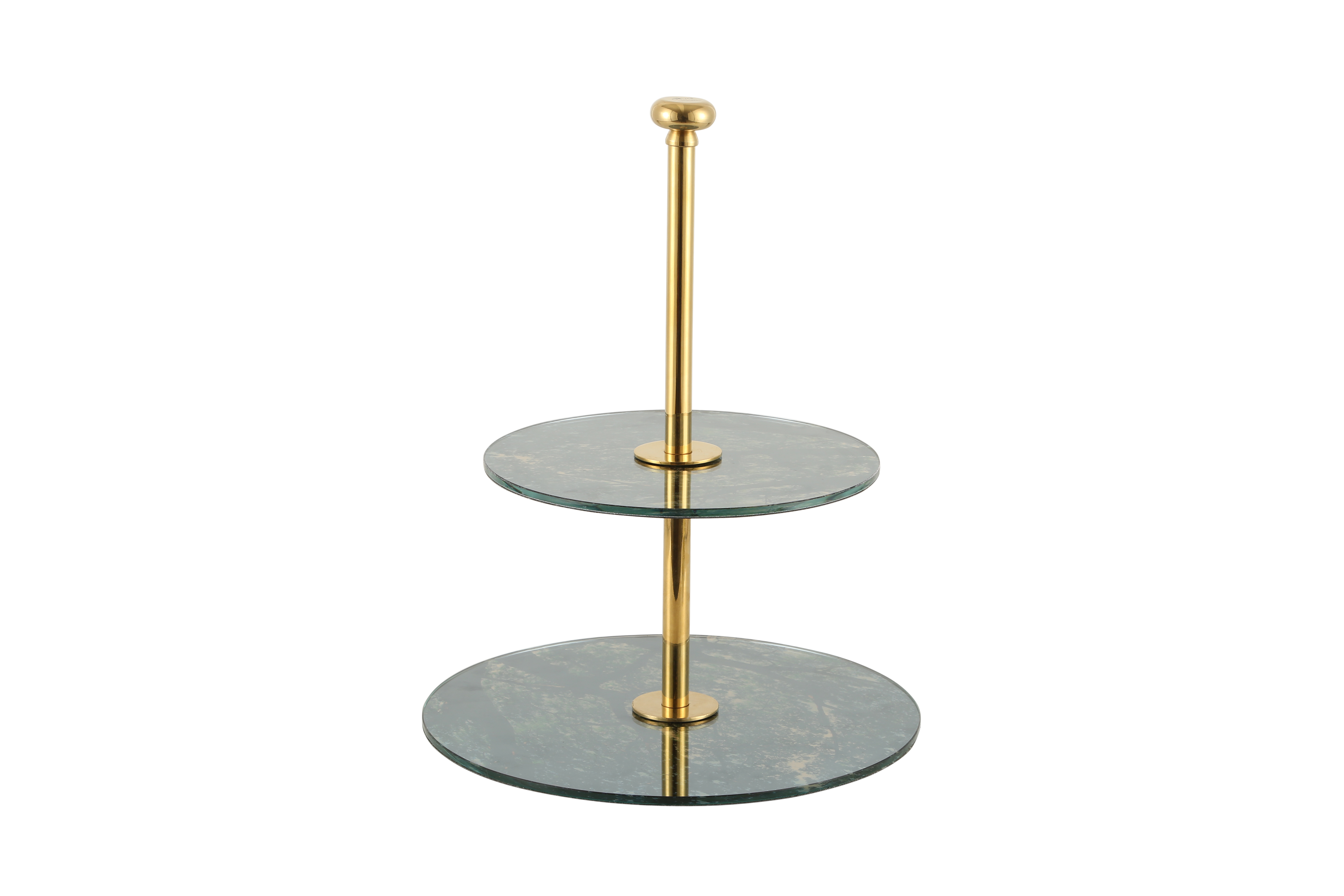 Oiva Glass 2 Tier Platter