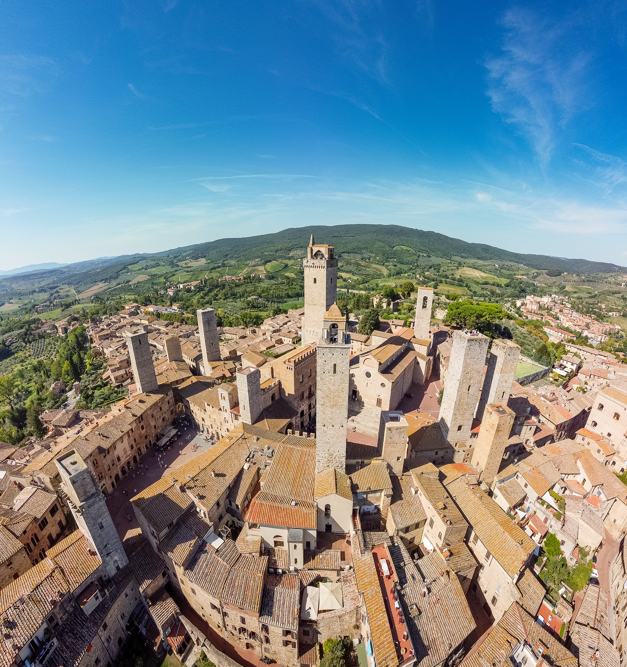 Towers of San Gimigiano - Wide